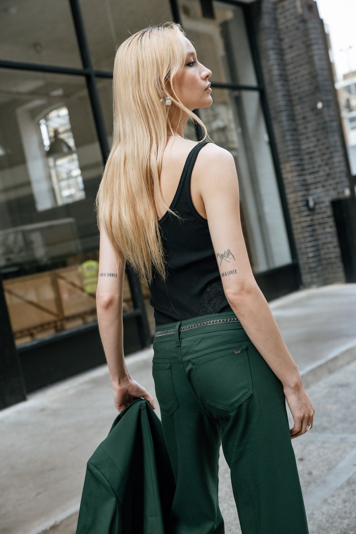 

Pantalon large taille basse Femme Agatha Polyneo green gables | Freeman T. Porter