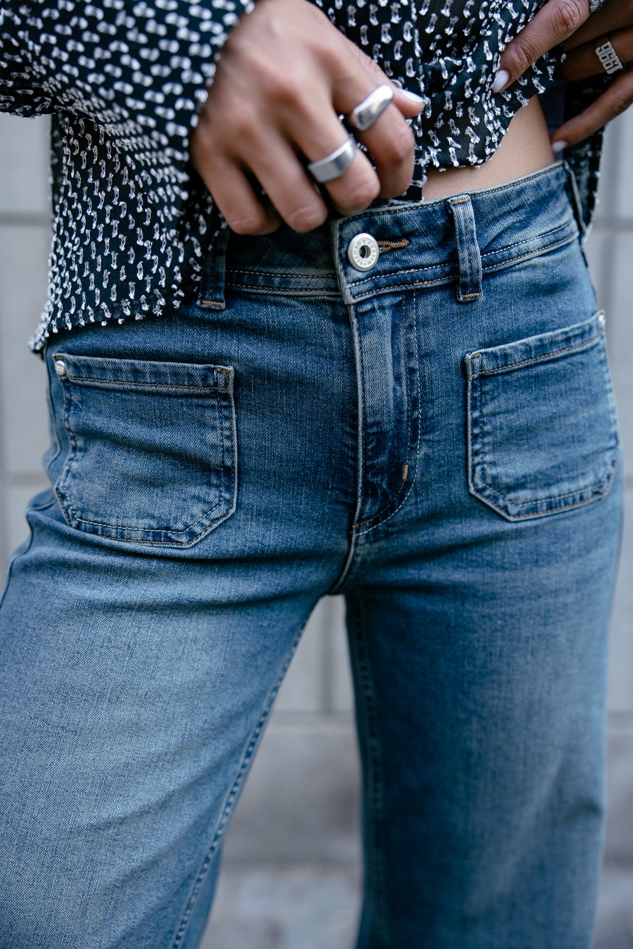

Wide Leg Jeans Damen Jessy becker | Freeman T. Porter