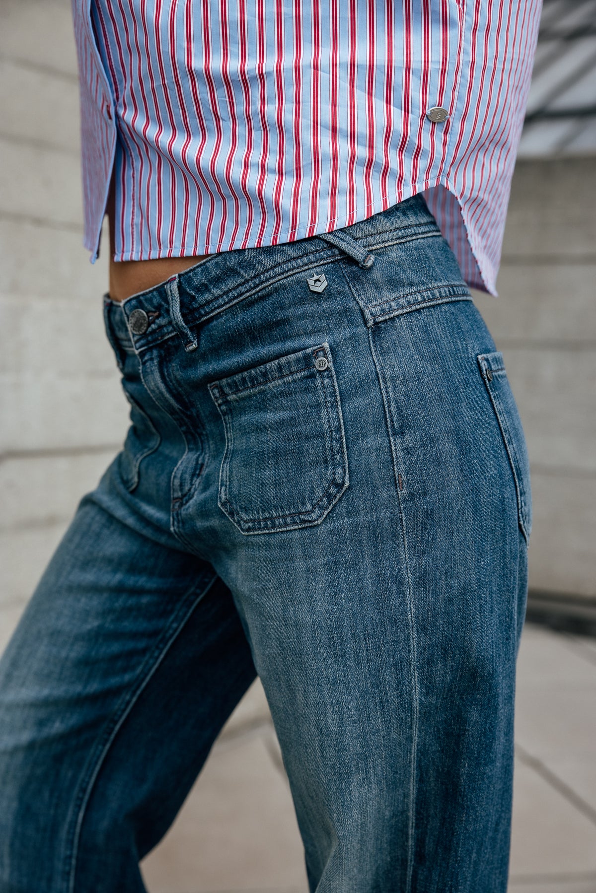 

Jeans large Femme Jessy rally dark | Freeman T. Porter