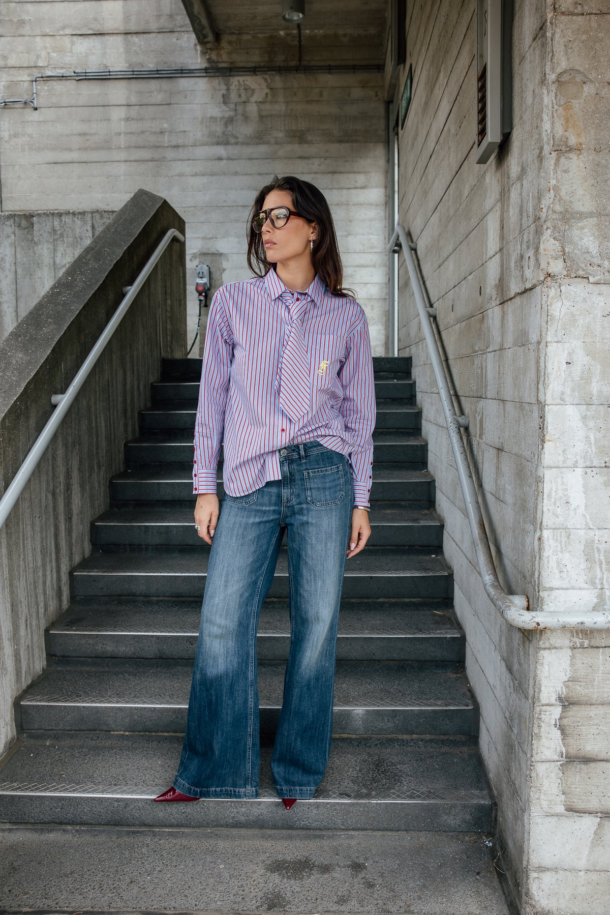 

Jeans large Femme Jessy rally dark | Freeman T. Porter