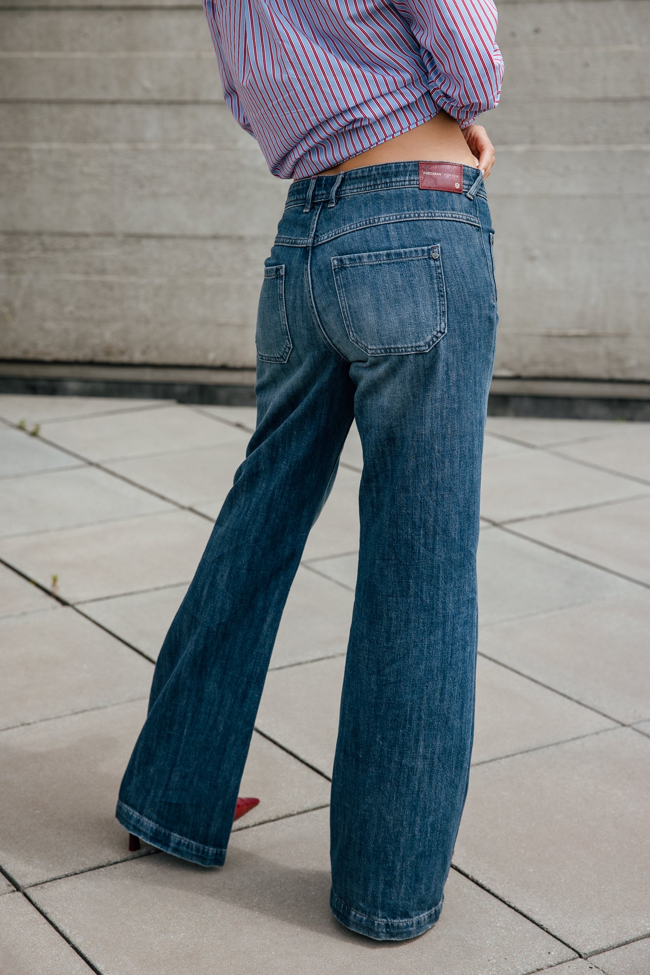 

Jeans large Femme Jessy rally dark | Freeman T. Porter