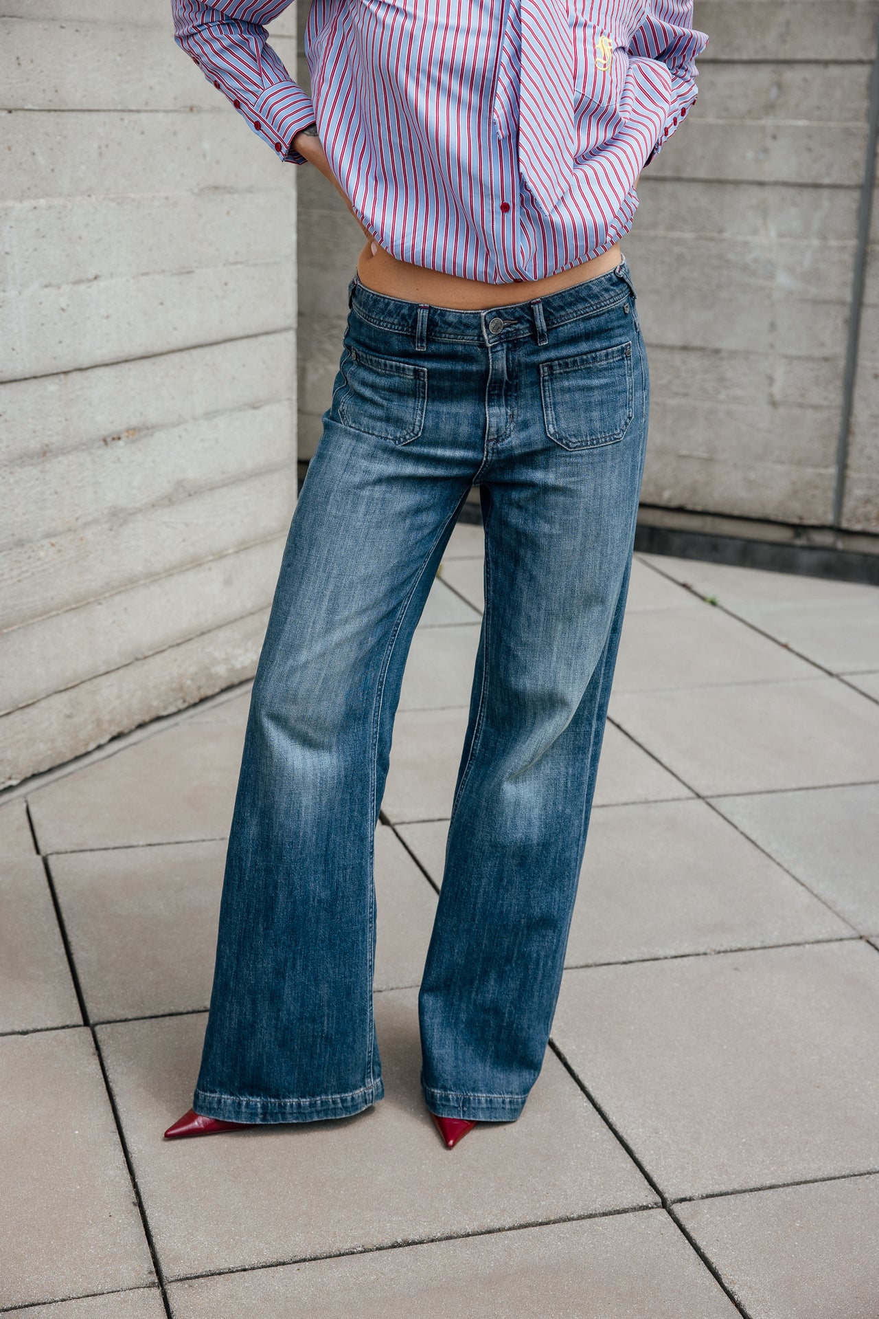 

Jeans large Femme Jessy rally dark | Freeman T. Porter