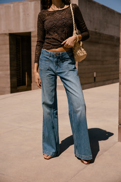 

Jeans large Femme Jessy brew | Freeman T. Porter