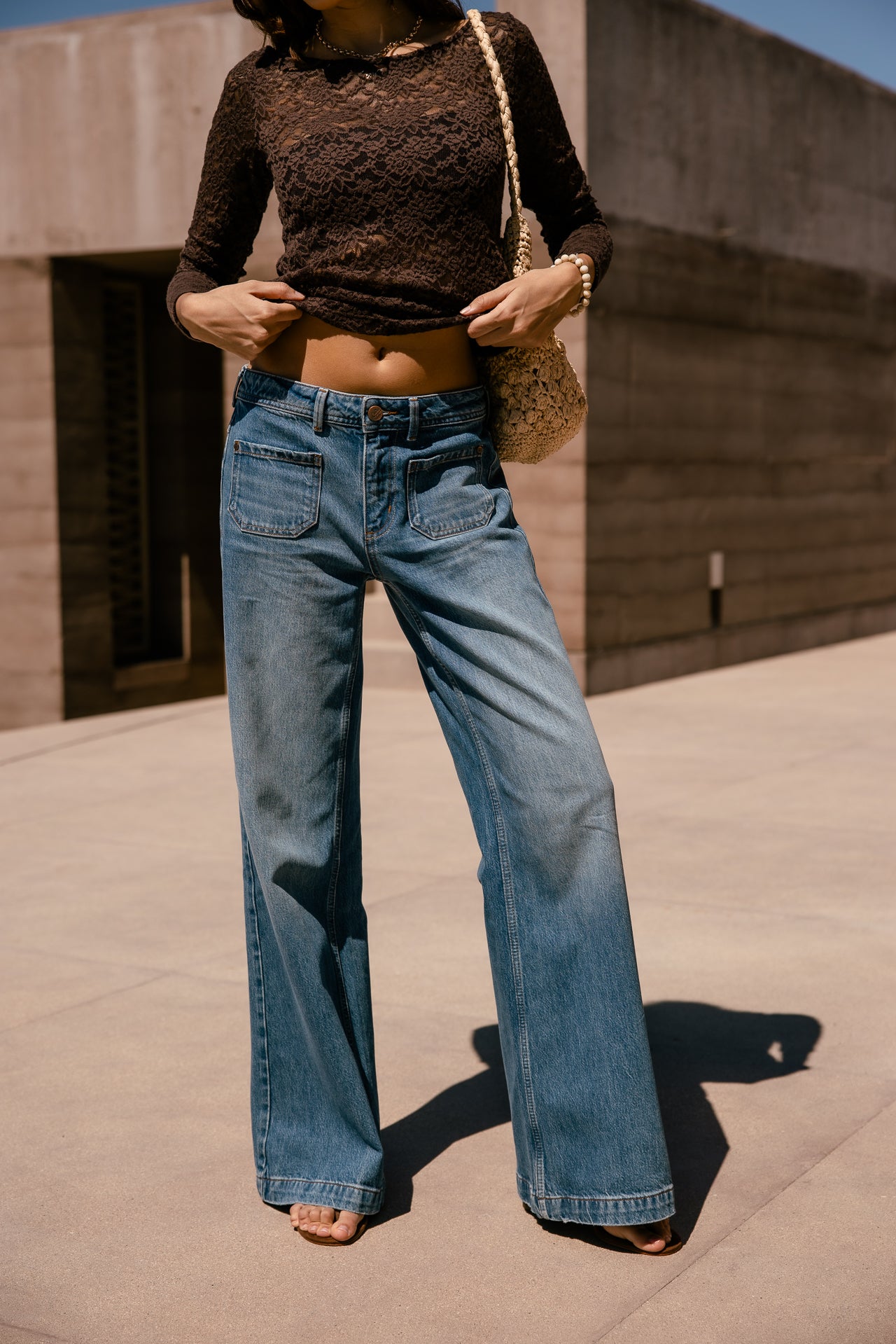 

Jeans large Femme Jessy brew | Freeman T. Porter