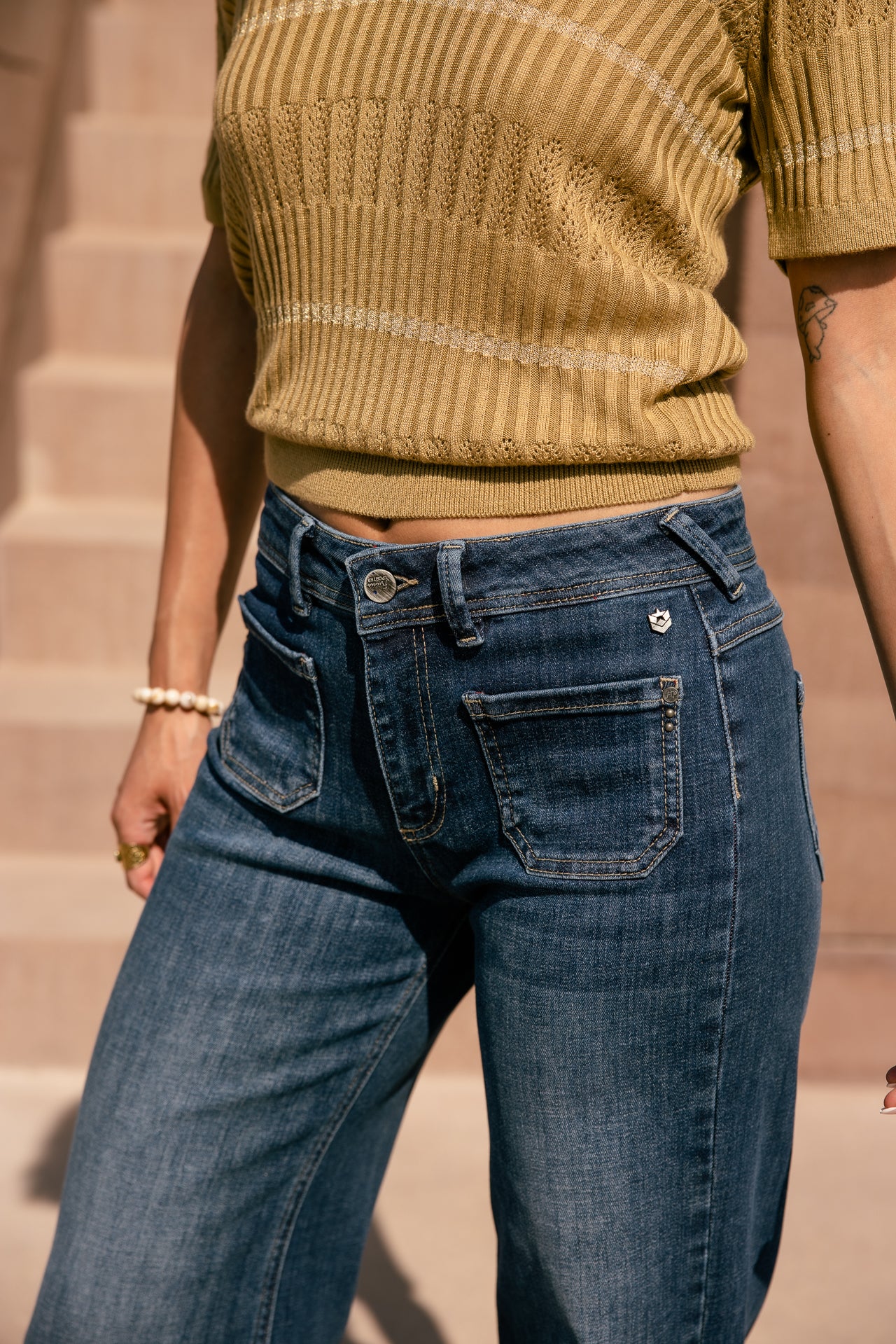 Jessy wide jeans, medley dark | Freeman T. Porter