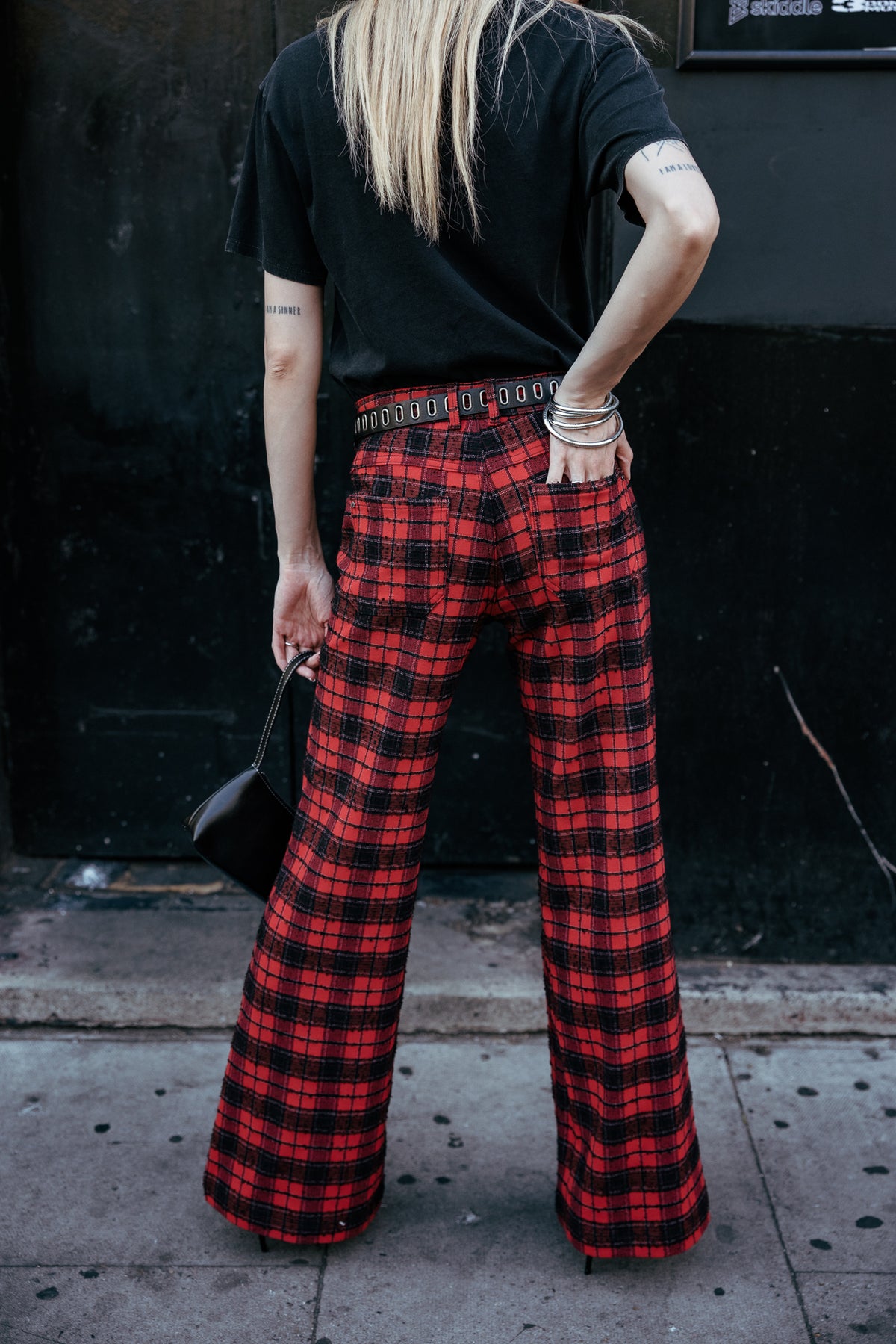 

Pantalon large Femme Jessy Gossip salsa | Freeman T. Porter