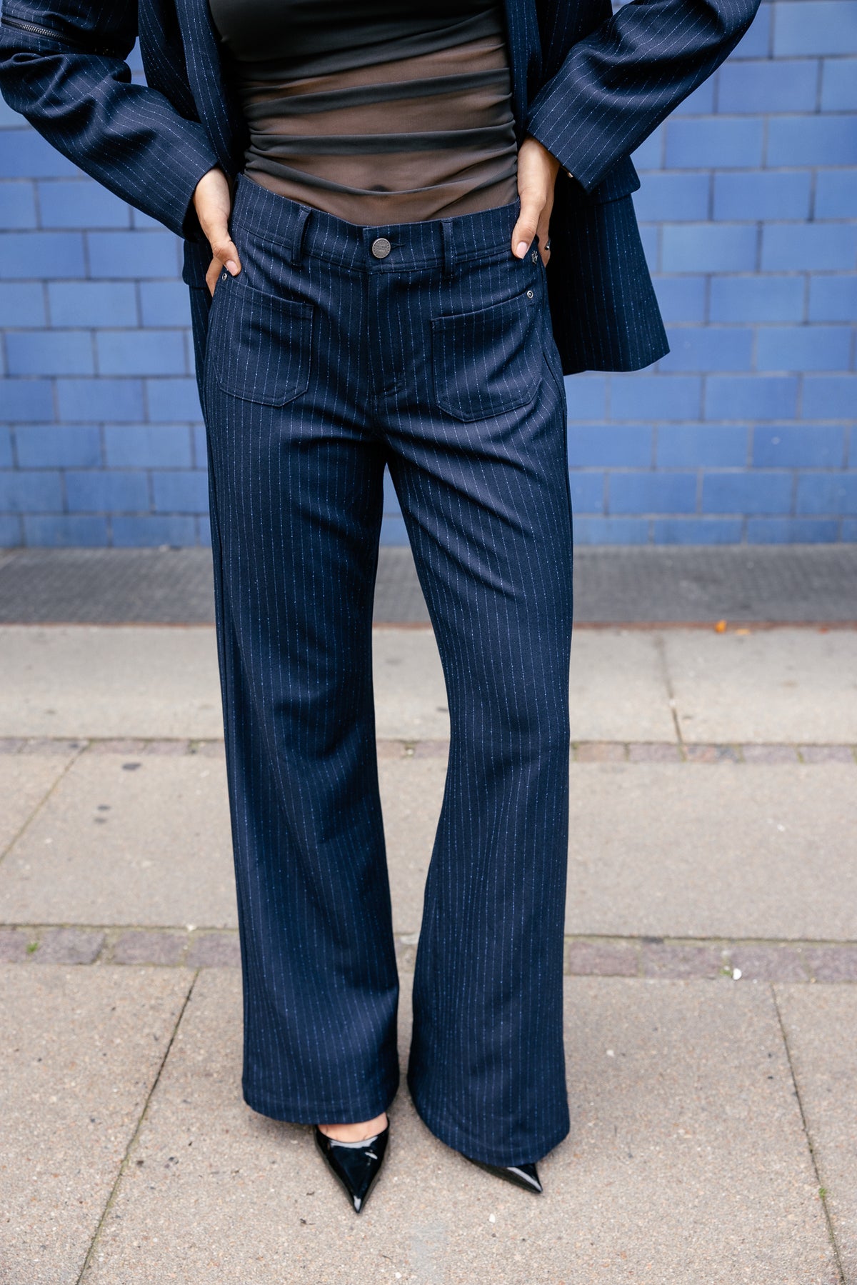 

Pantalon large Femme Jessy Melody dark sapphire | Freeman T. Porter
