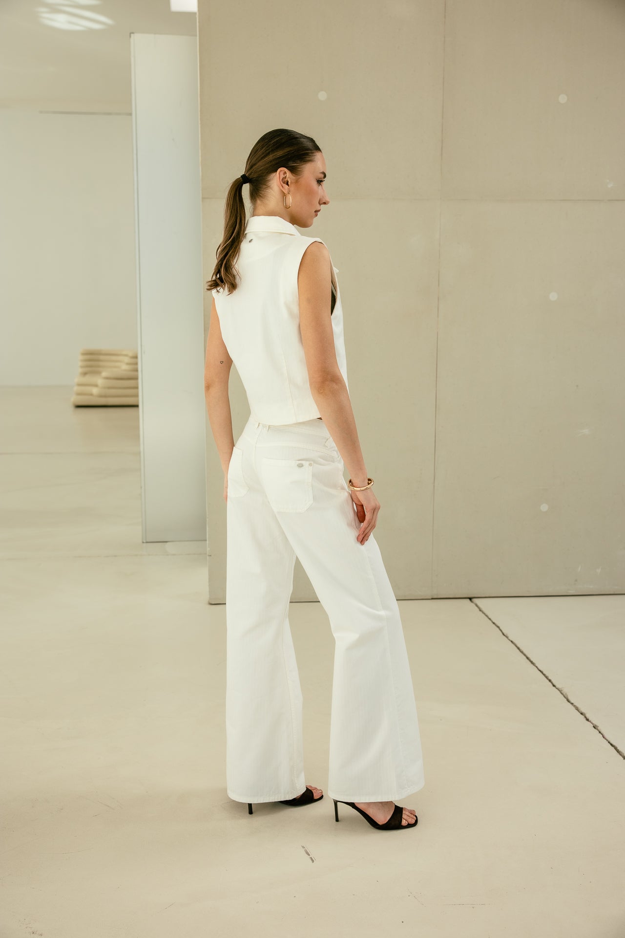 

Pantalon large Femme Jessy Yolo bright white | Freeman T. Porter