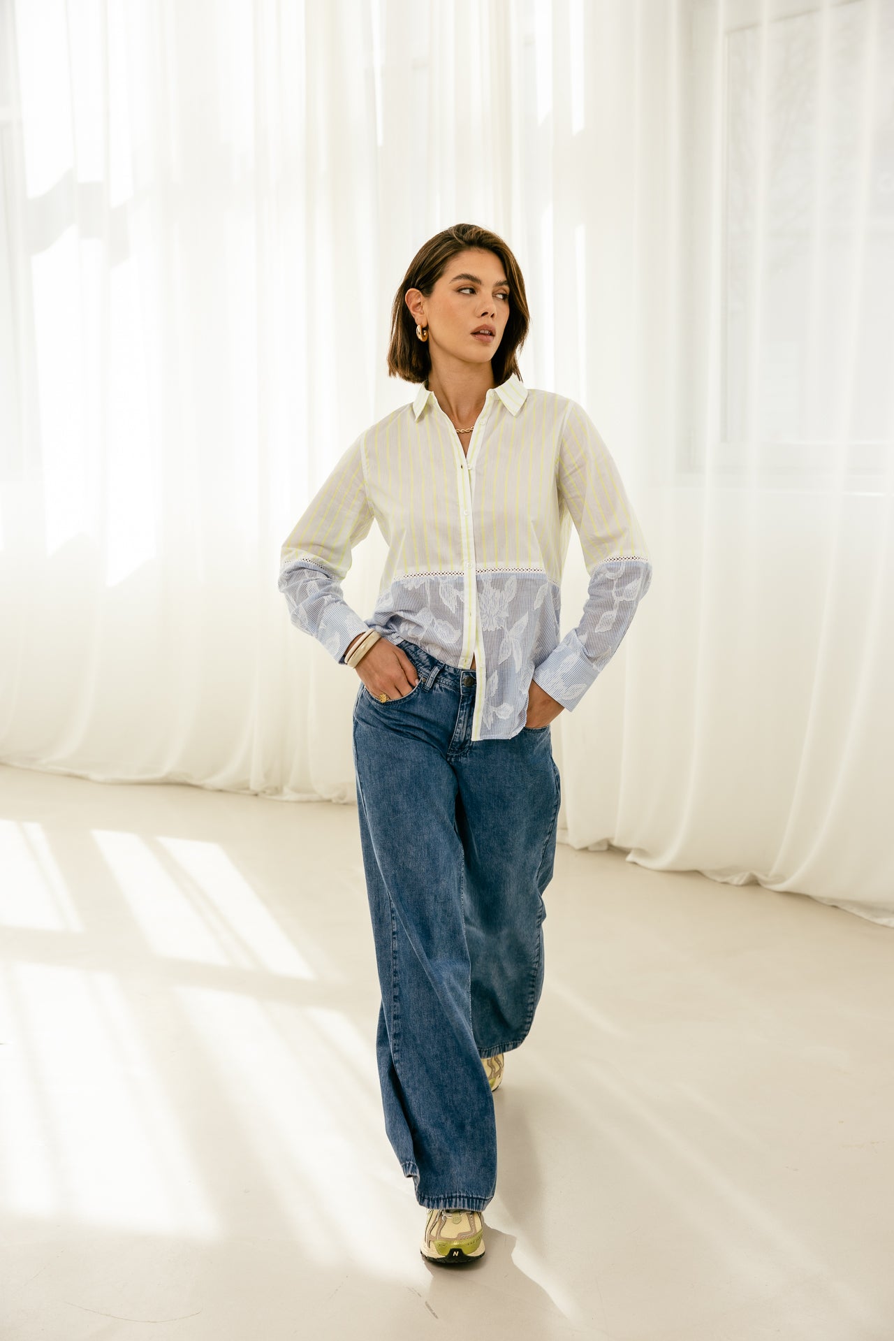 

Jeans large  Femme Miley manzana med | Freeman T. Porter