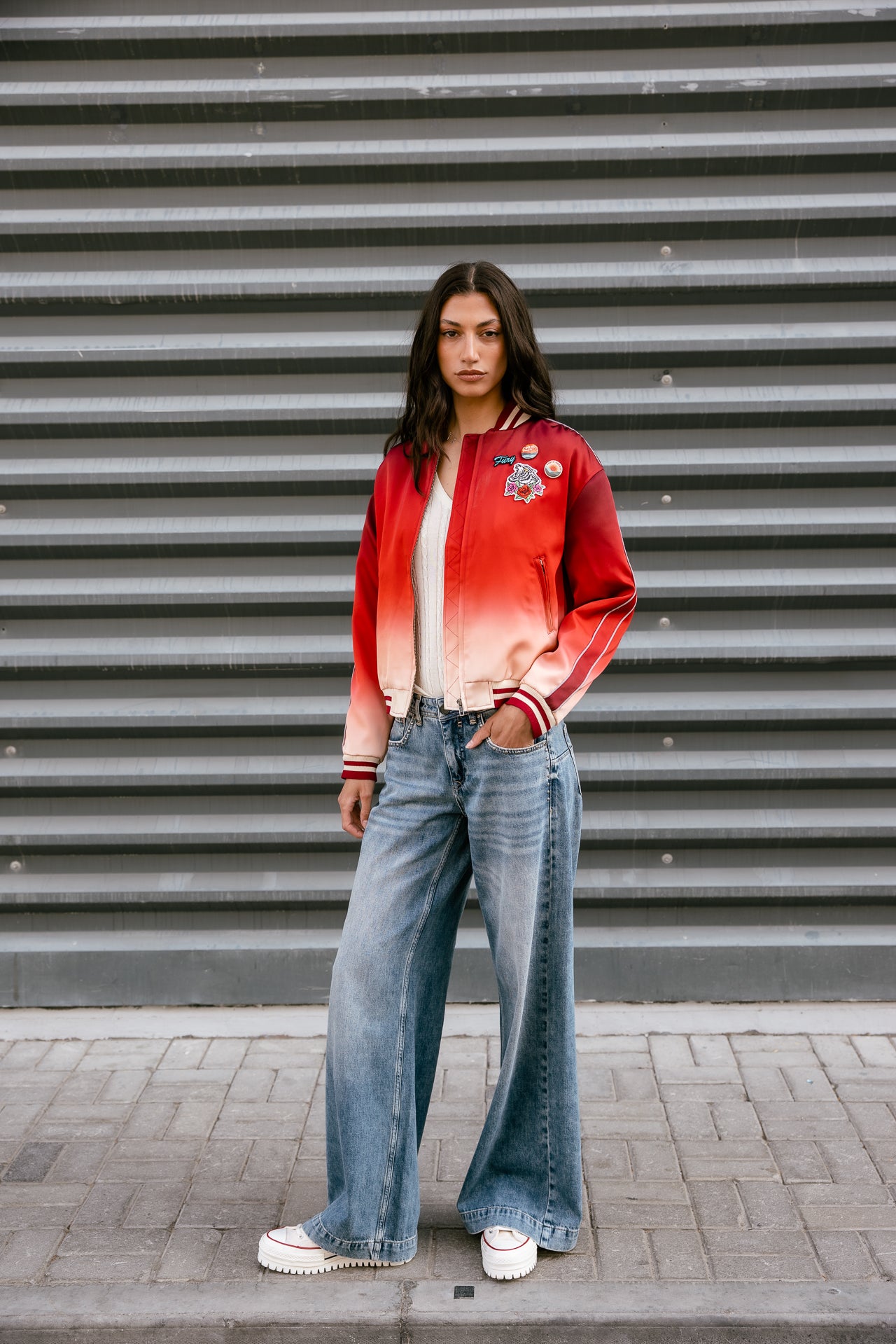 

Jeans large  Femme Miley Denim bayloo | Freeman T. Porter