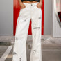 

Pantalon large  Femme Miley Caicos Print off white | Freeman T. Porter