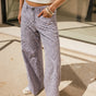 

Pantalon large à broderie anglaise Femme Miley Embroidery lila | Freeman T. Porter