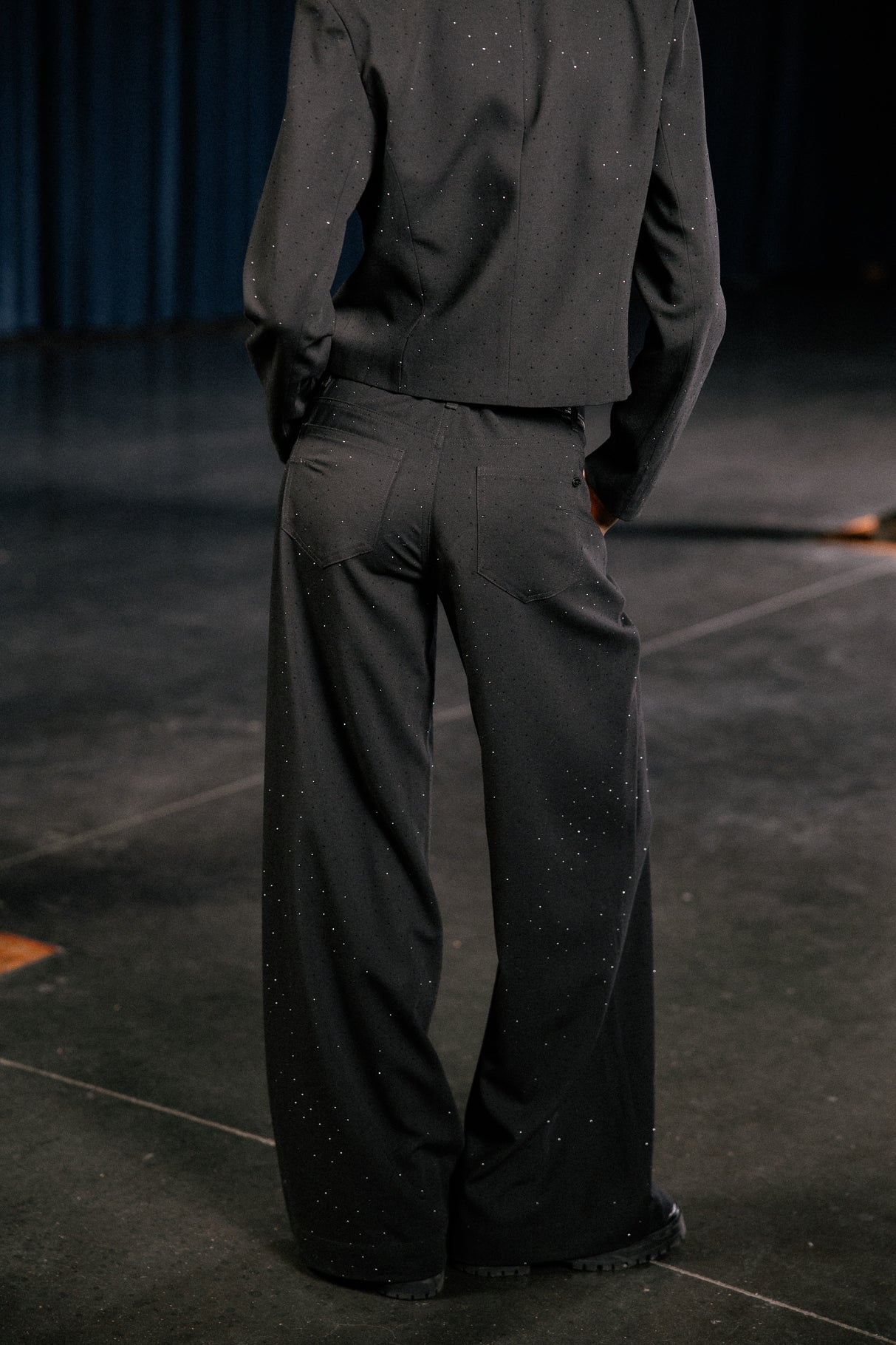 

Pantalon large  Femme Miley diamente black | Freeman T. Porter