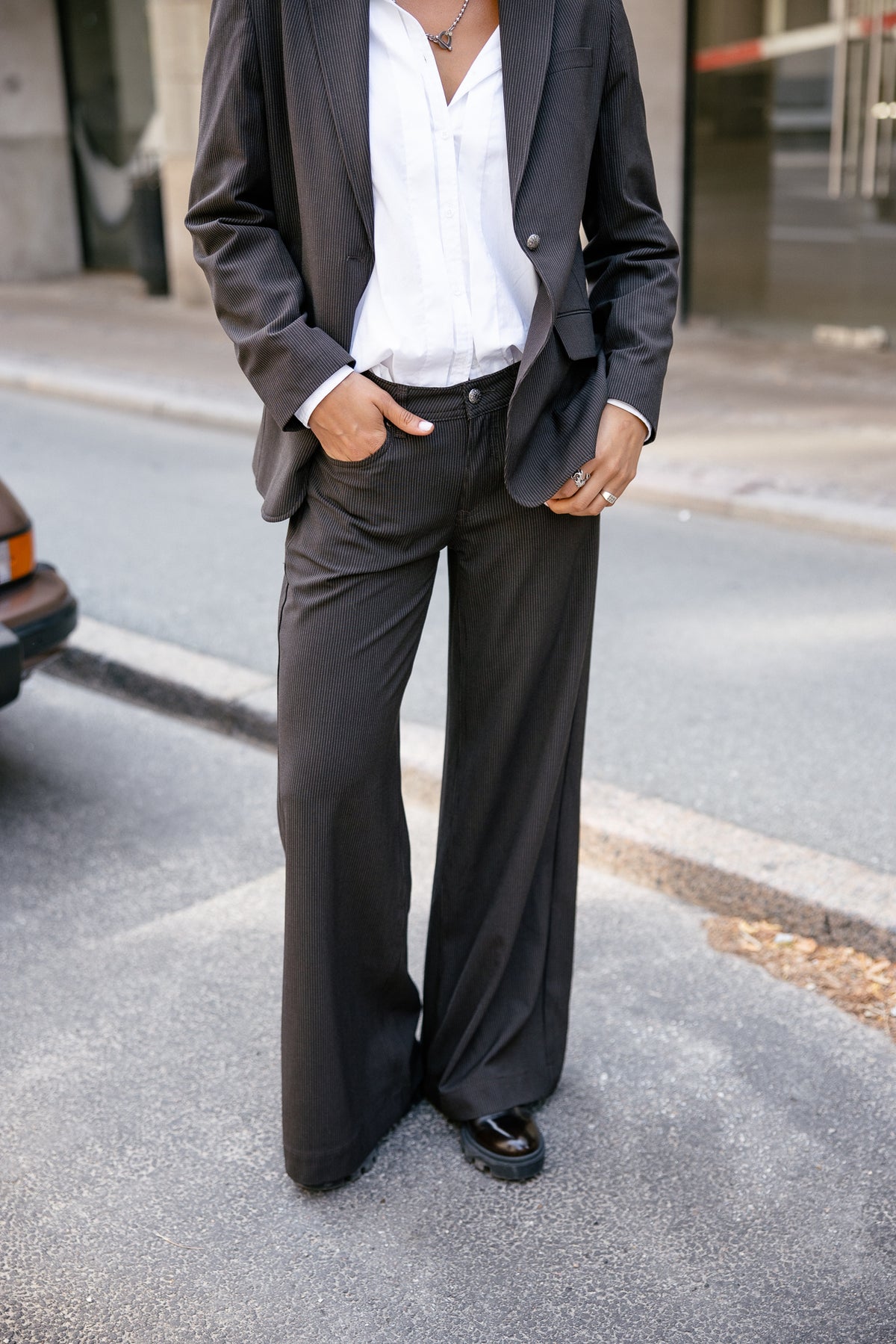 

Super Wide Leg Jeans Damen Miley Officio chocolate torte | Freeman T. Porter