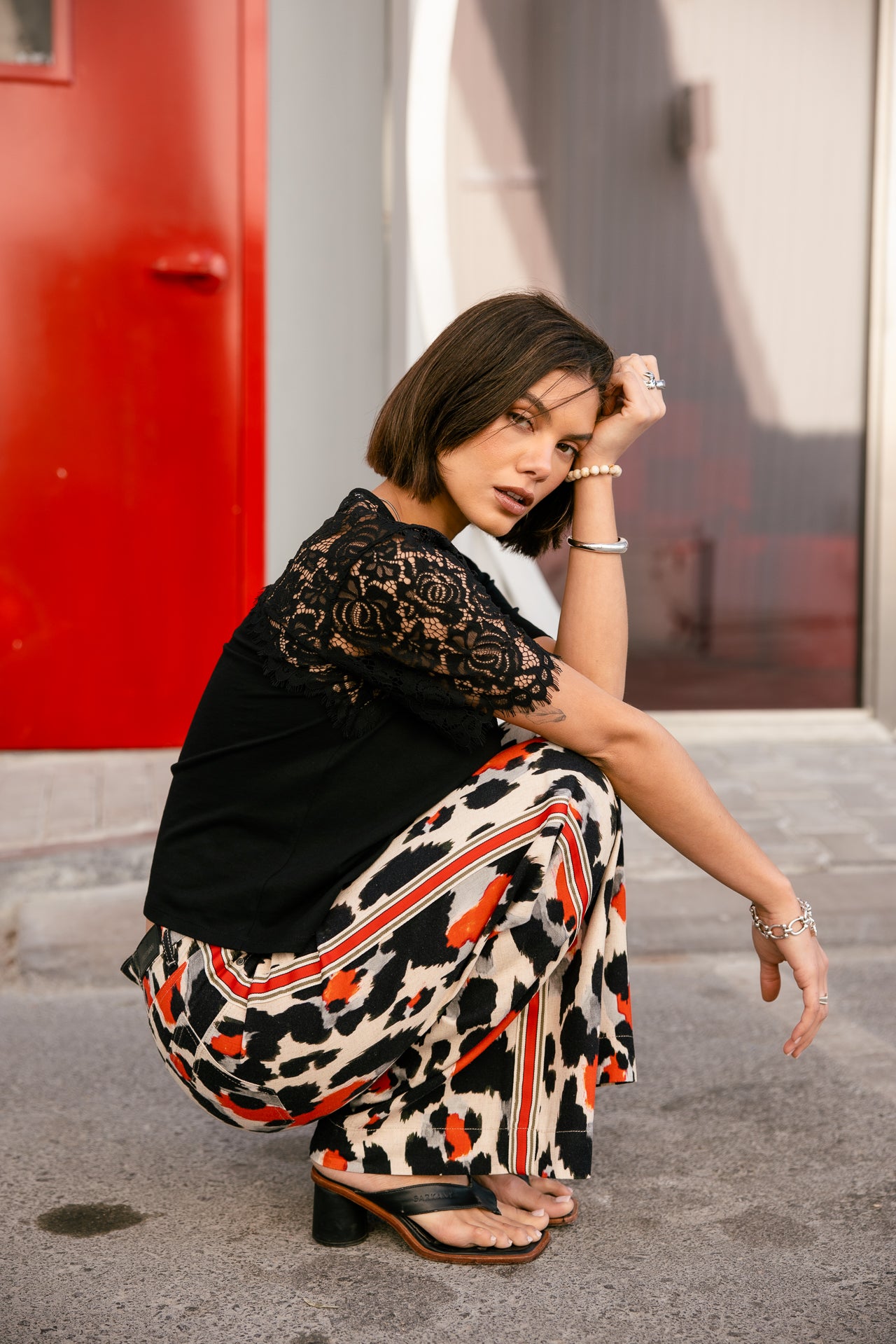 

Pantalón ancho  Mujer Miley Savage original | Freeman T. Porter