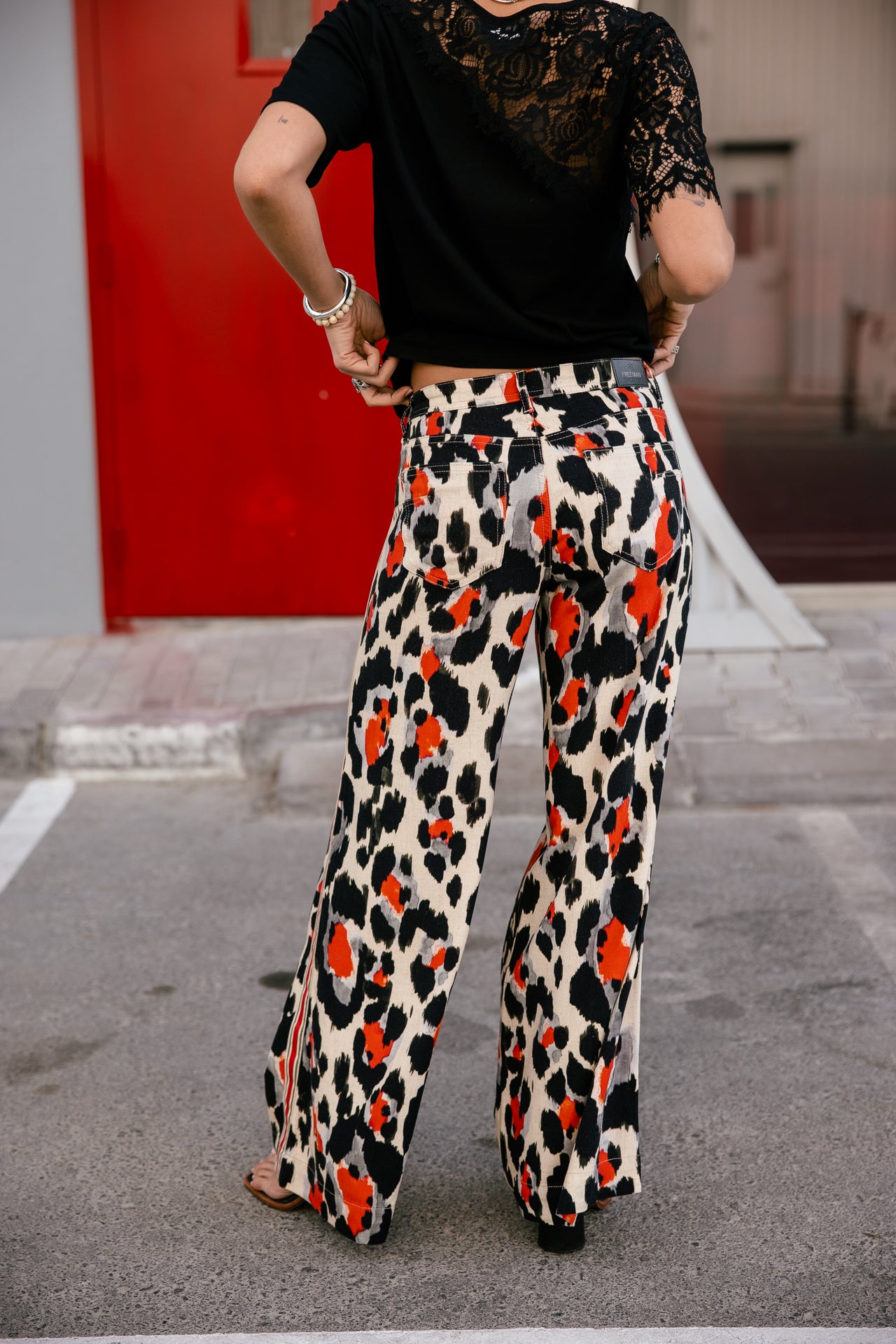 

Pantalón ancho  Mujer Miley Savage original | Freeman T. Porter