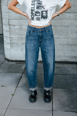 

Boyfriend Jeans 7/8 Damen Robyn rally dark | Freeman T. Porter