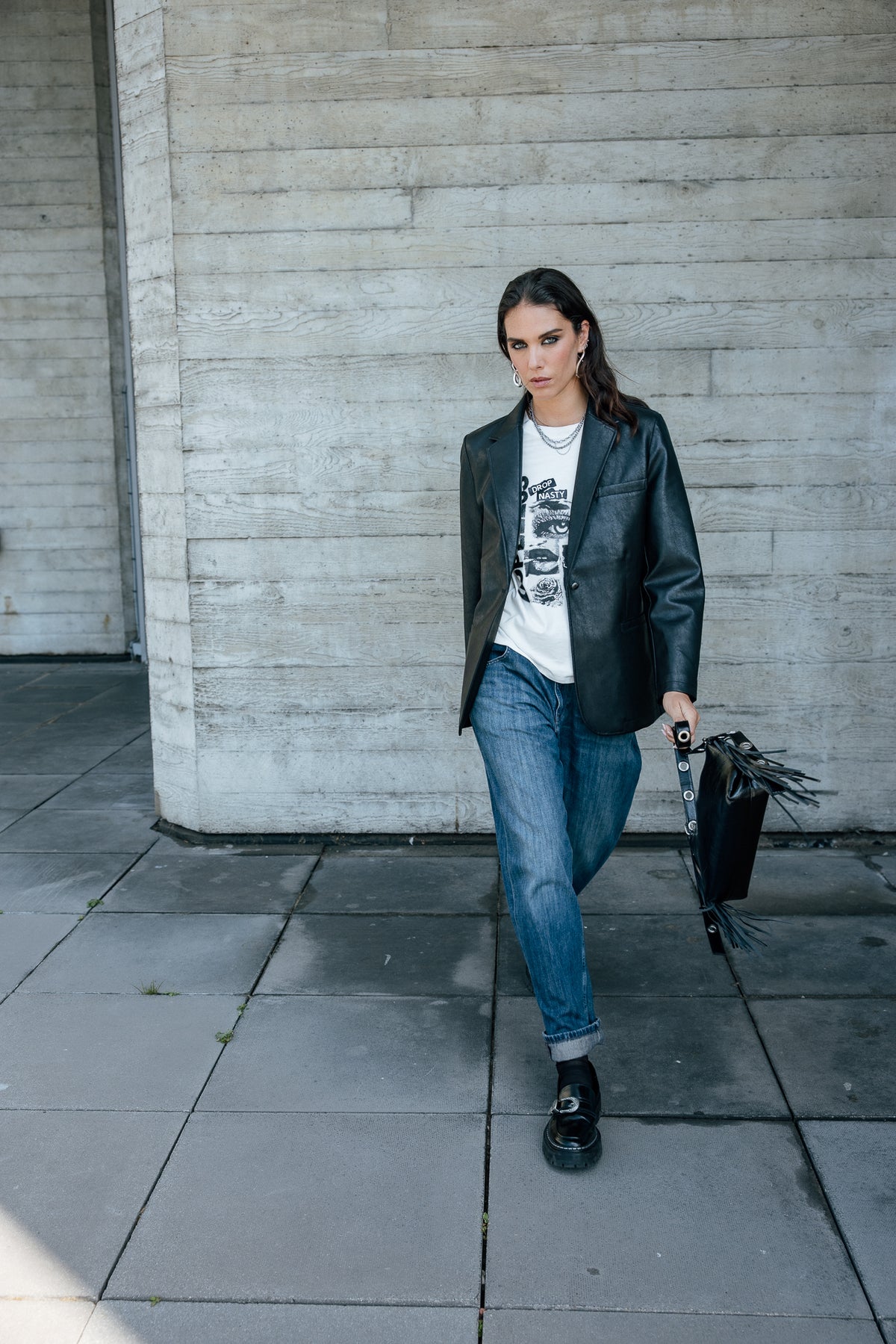 

Jeans boyfriend 7/8 Femme Robyn rally dark | Freeman T. Porter