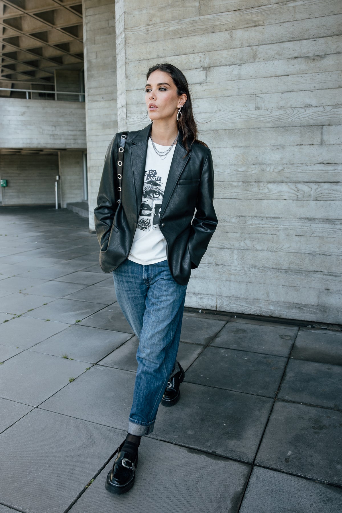 

Jeans boyfriend 7/8 Femme Robyn rally dark | Freeman T. Porter