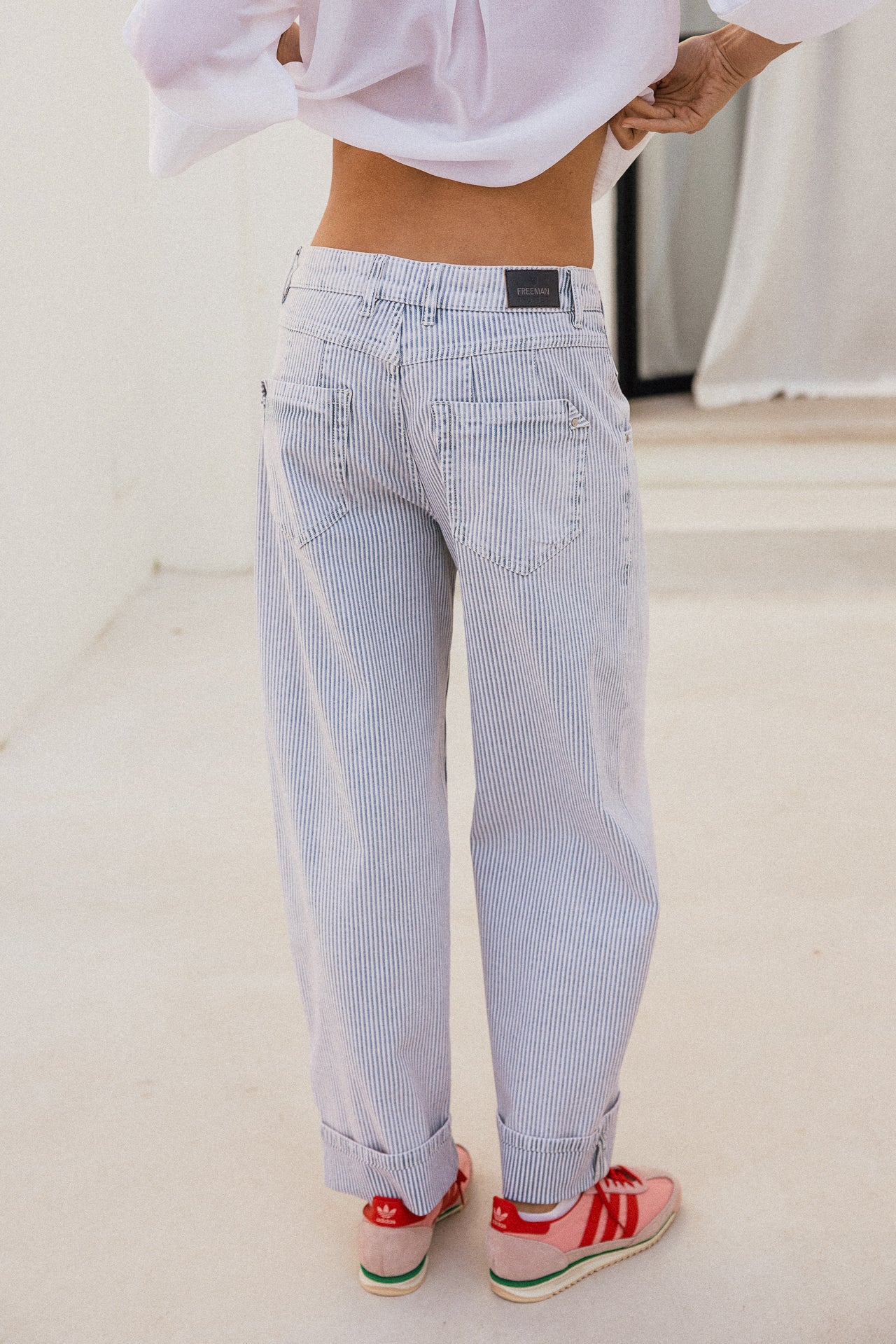 

Denim boyfriend à rayures Femme Robyn bonova | Freeman T. Porter