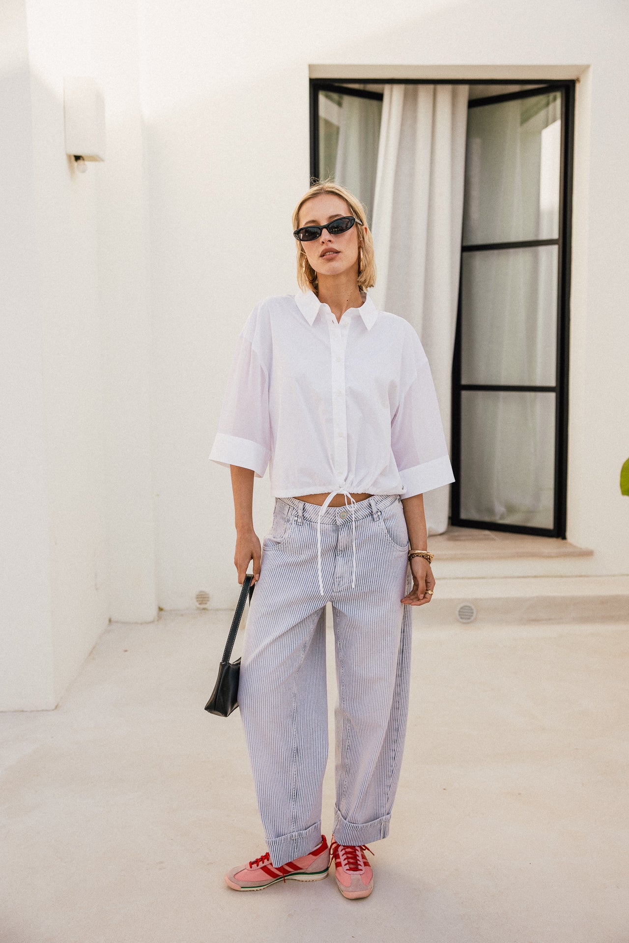 

Denim boyfriend à rayures Femme Robyn bonova | Freeman T. Porter