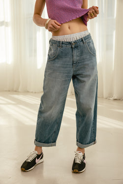 

Jeans boyfriend 7/8 Femme Robyn sparkly med | Freeman T. Porter