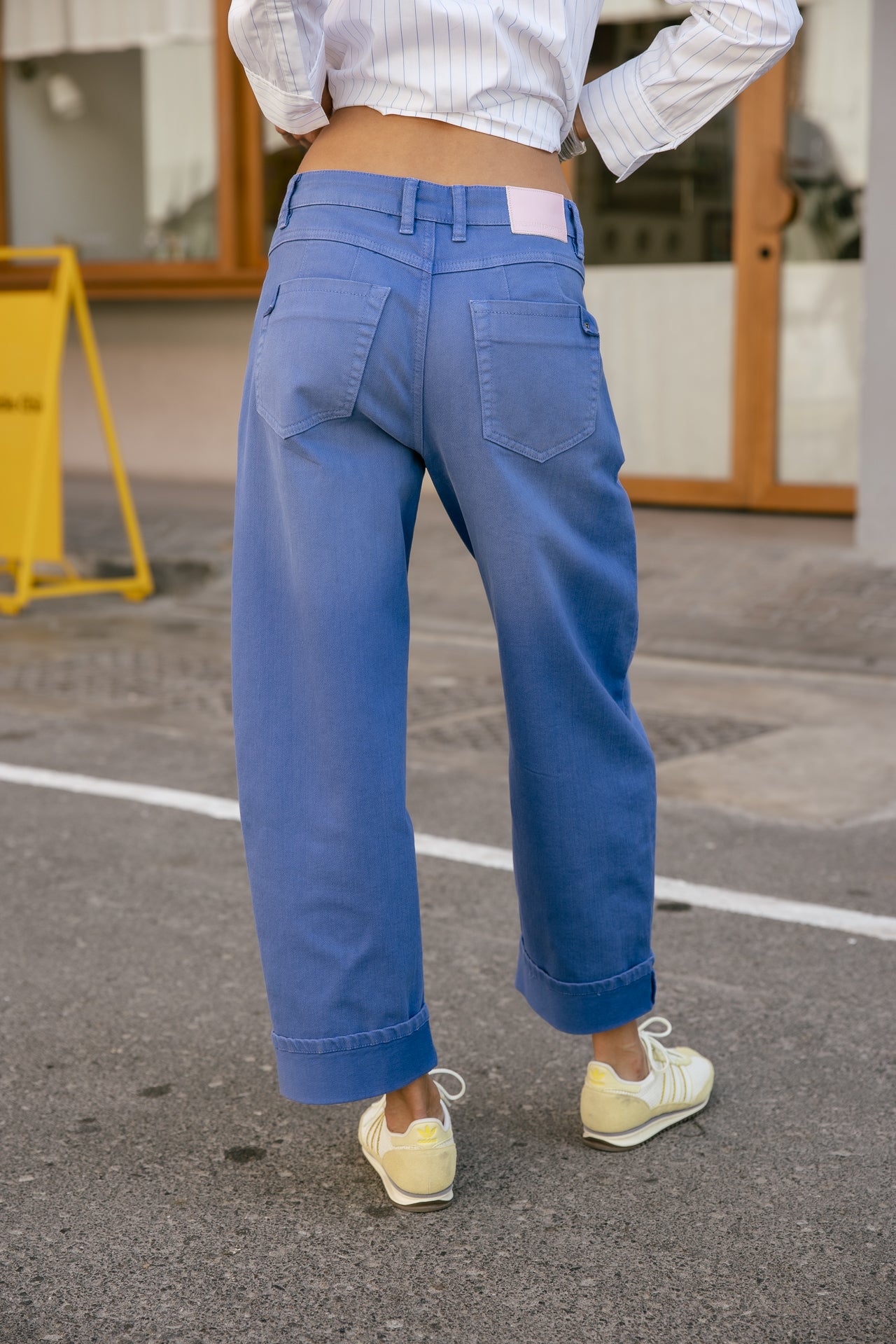 

Pantalon boyfriend 7/8 Femme Robyn Magestic dazzling blue | Freeman T. Porter