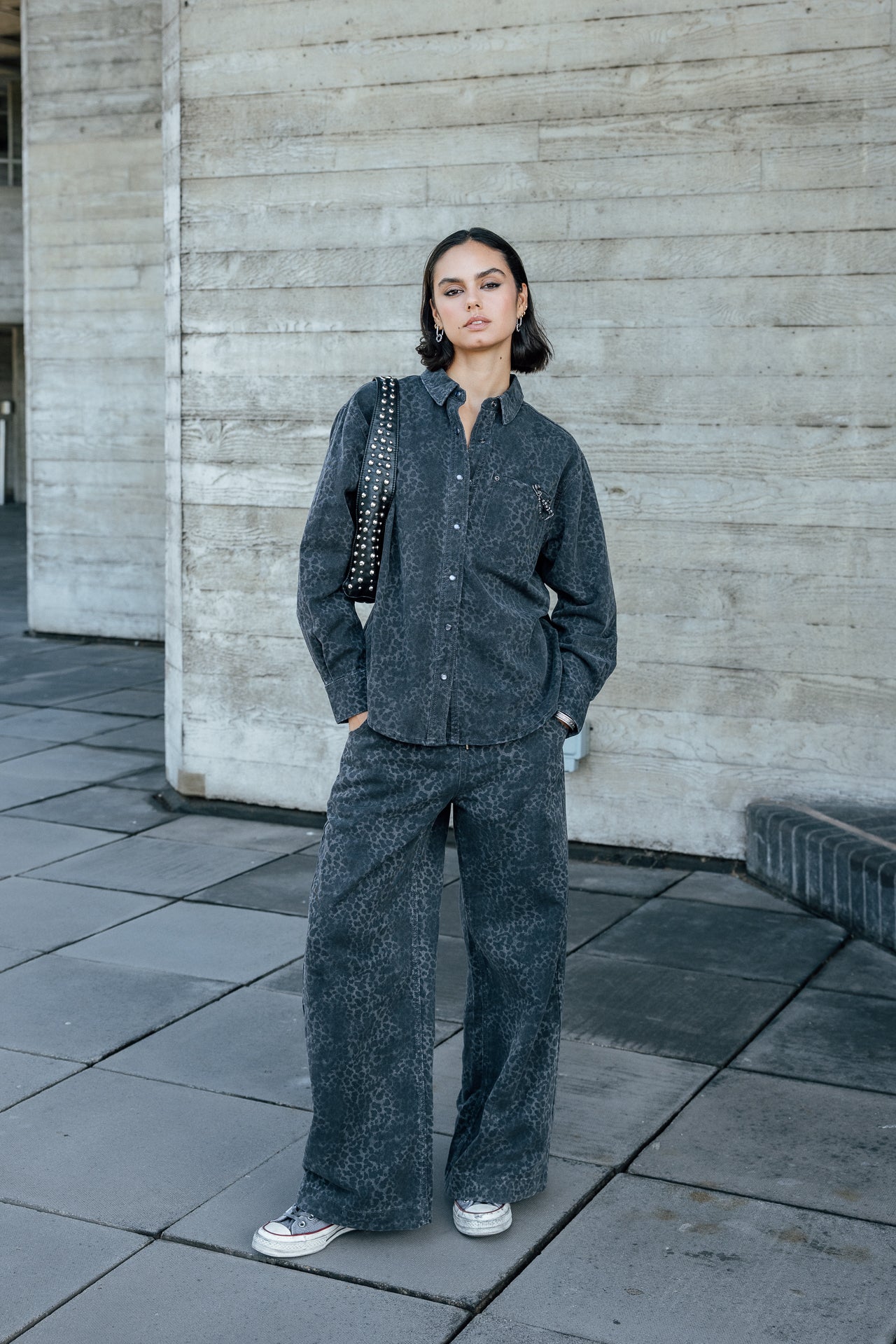 

Jeans large motif léopard Femme Leia whistle | Freeman T. Porter
