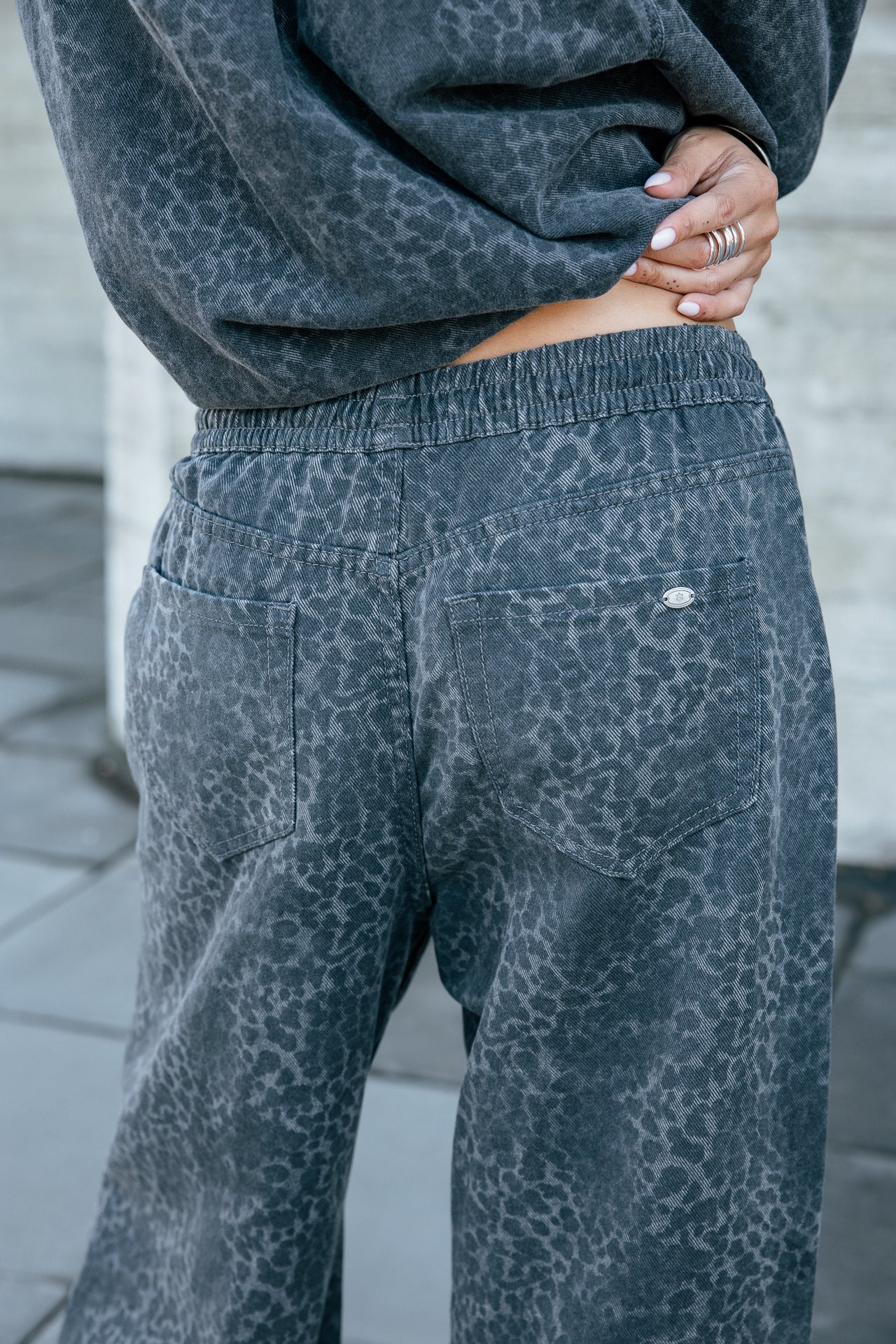 

Jeans large motif léopard Femme Leia whistle | Freeman T. Porter
