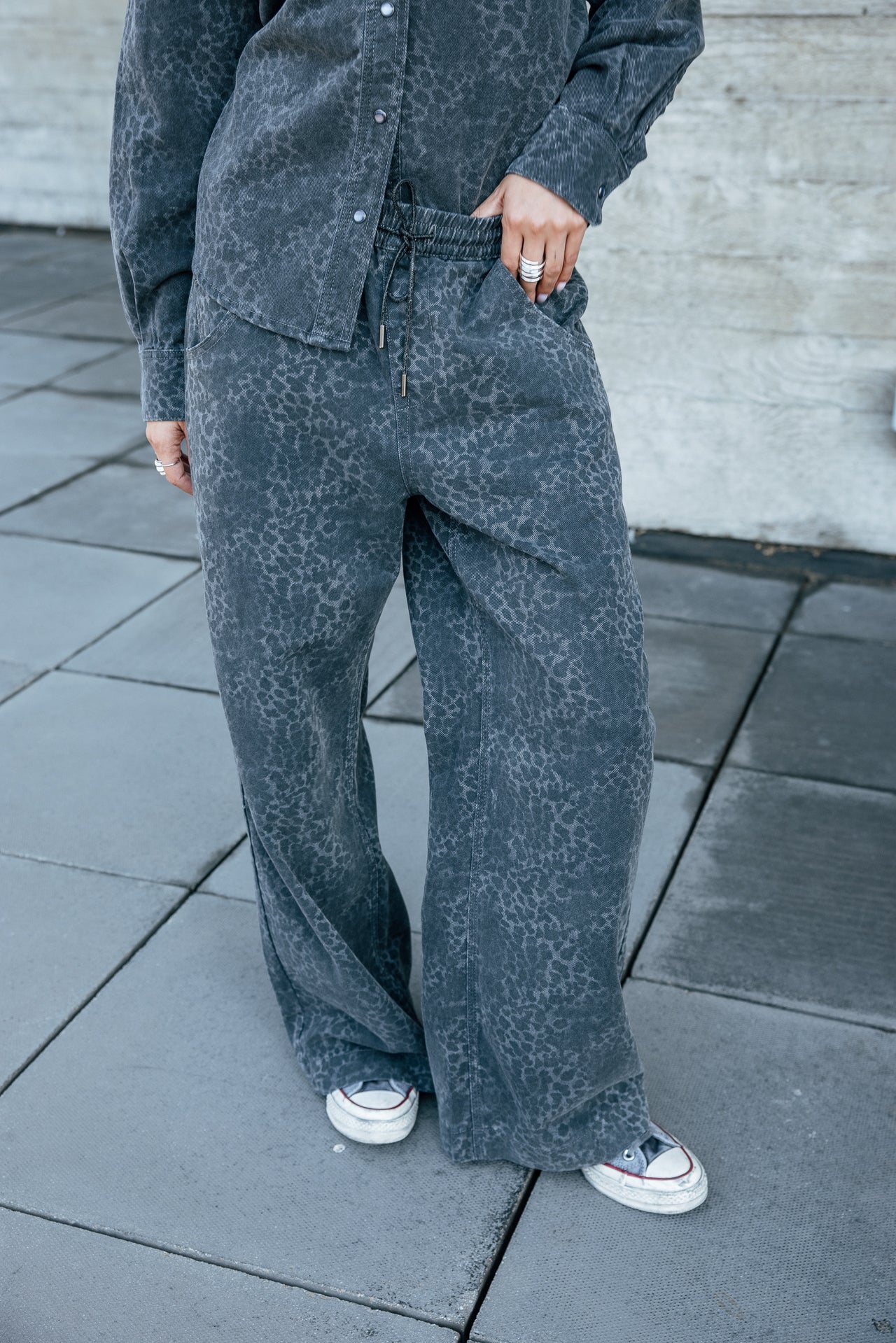 

Jeans large motif léopard Femme Leia whistle | Freeman T. Porter