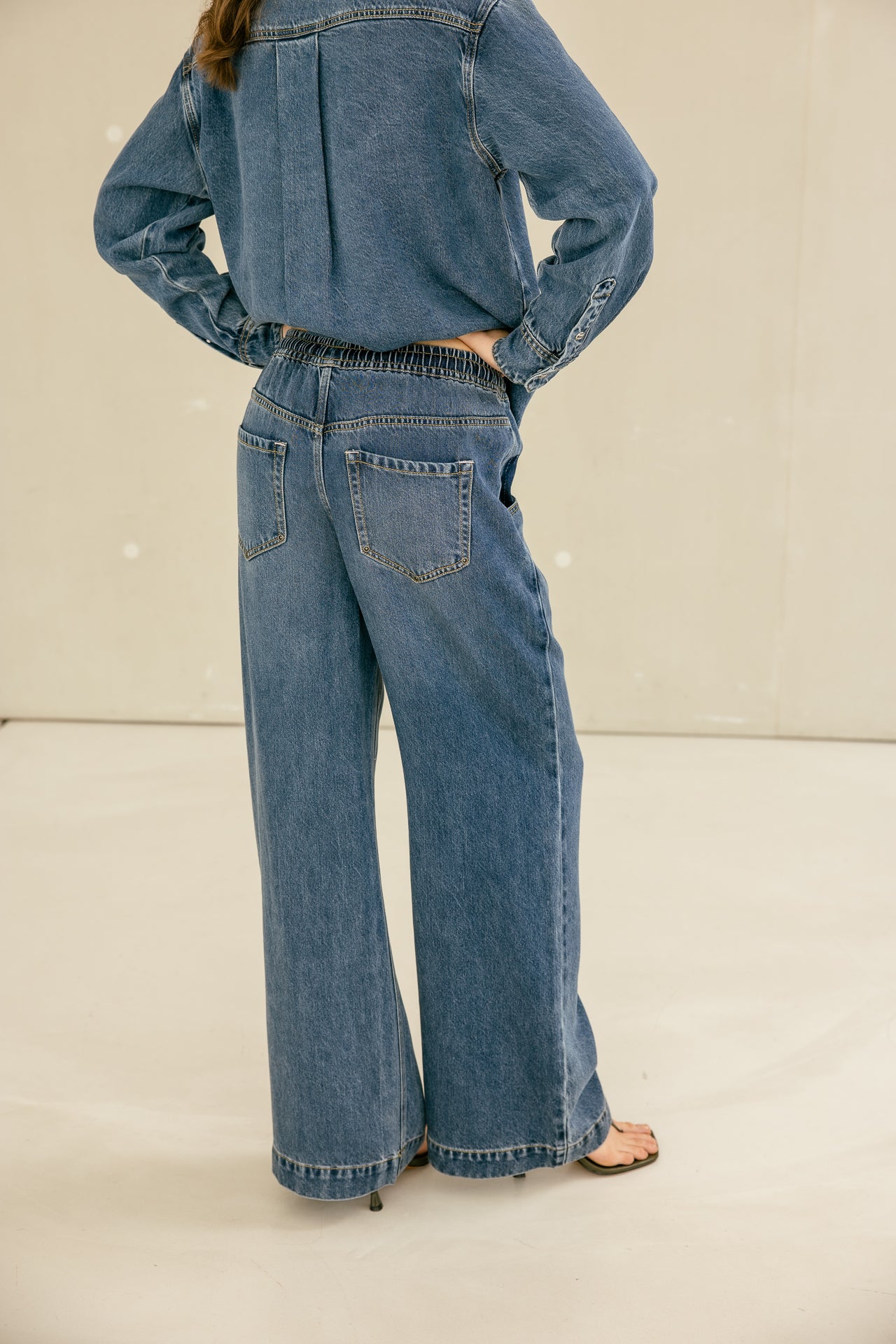 

Jeans large taille élastiquée Femme Leia winner med | Freeman T. Porter