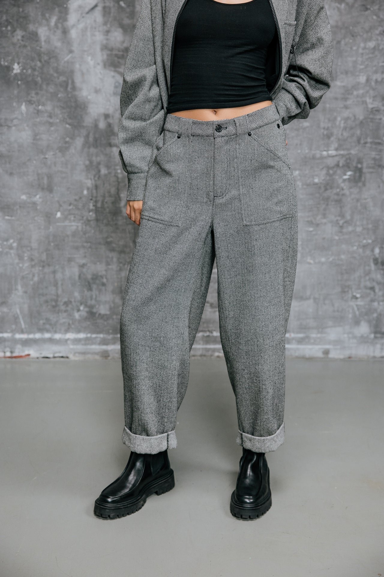  
            

Pantalon workwear 7/8 Femme Naya Dalton ultimate grey | Freeman T. Porter
          