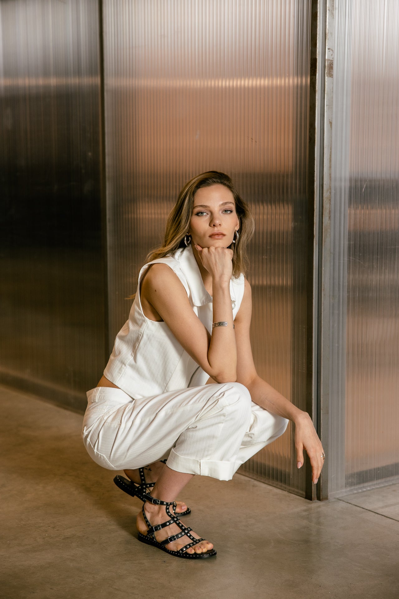 

Pantalon jambes ballon Femme Naya Yolo bright white | Freeman T. Porter