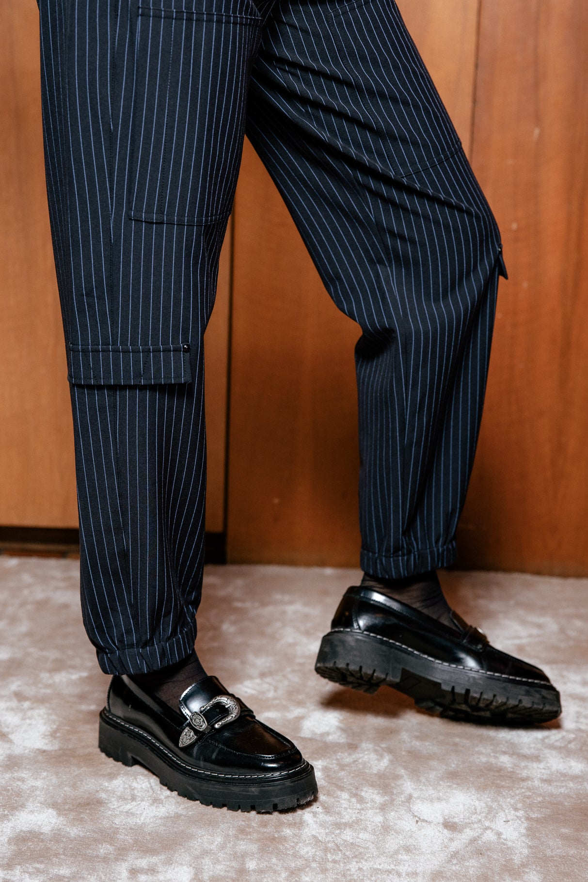 

Pantalon cargo Femme Ciara Giovedi black | Freeman T. Porter