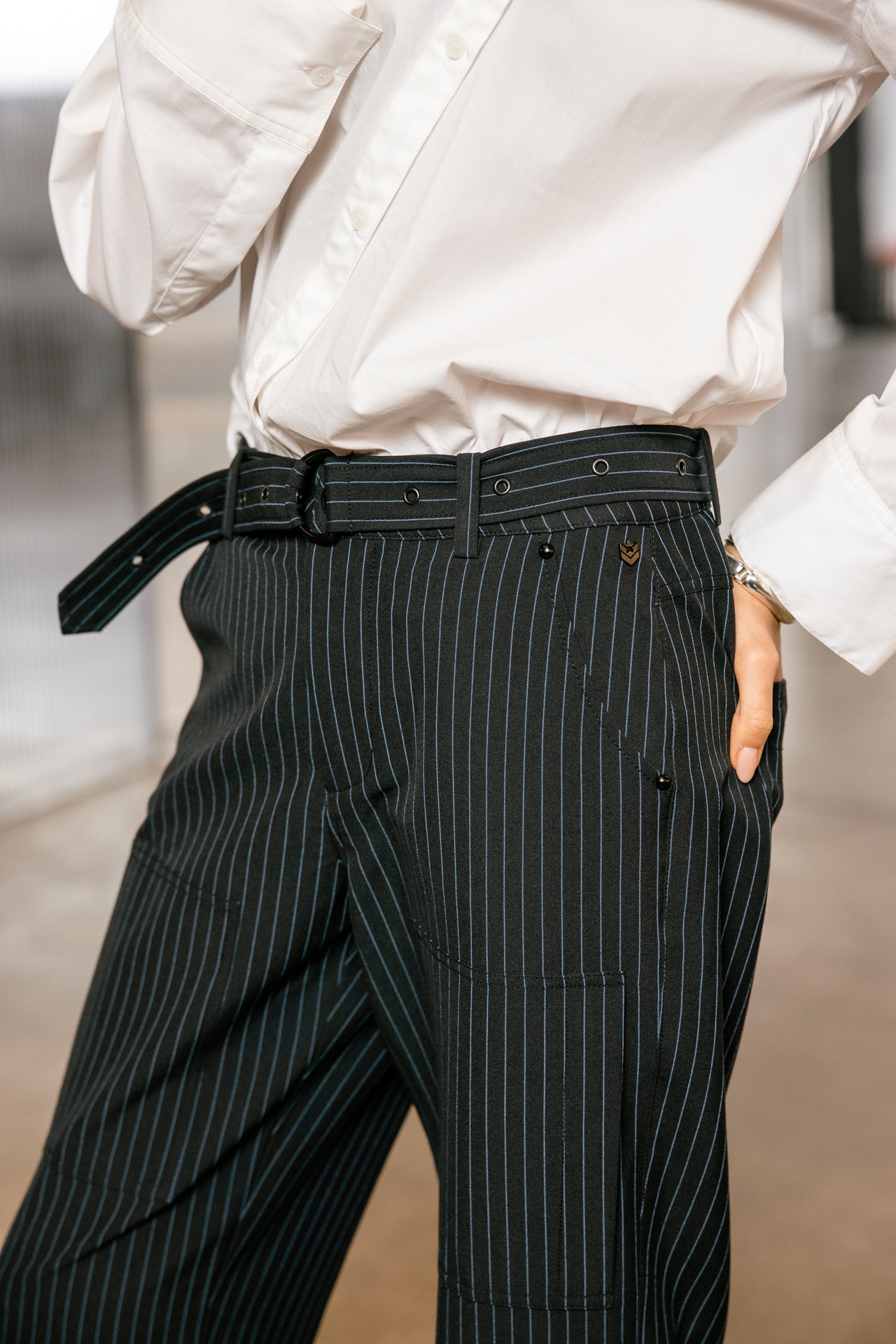 

Cargohose Damen Ciara Giovedi black | Freeman T. Porter