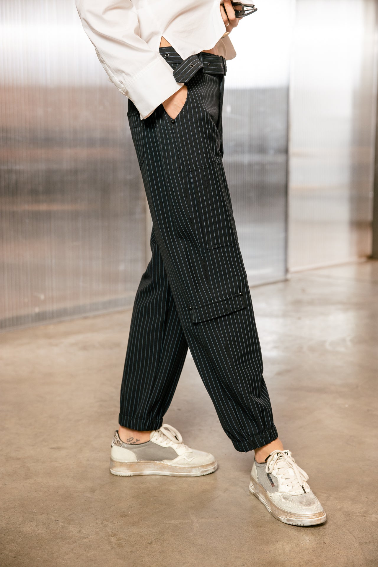 

Cargohose Damen Ciara Giovedi black | Freeman T. Porter