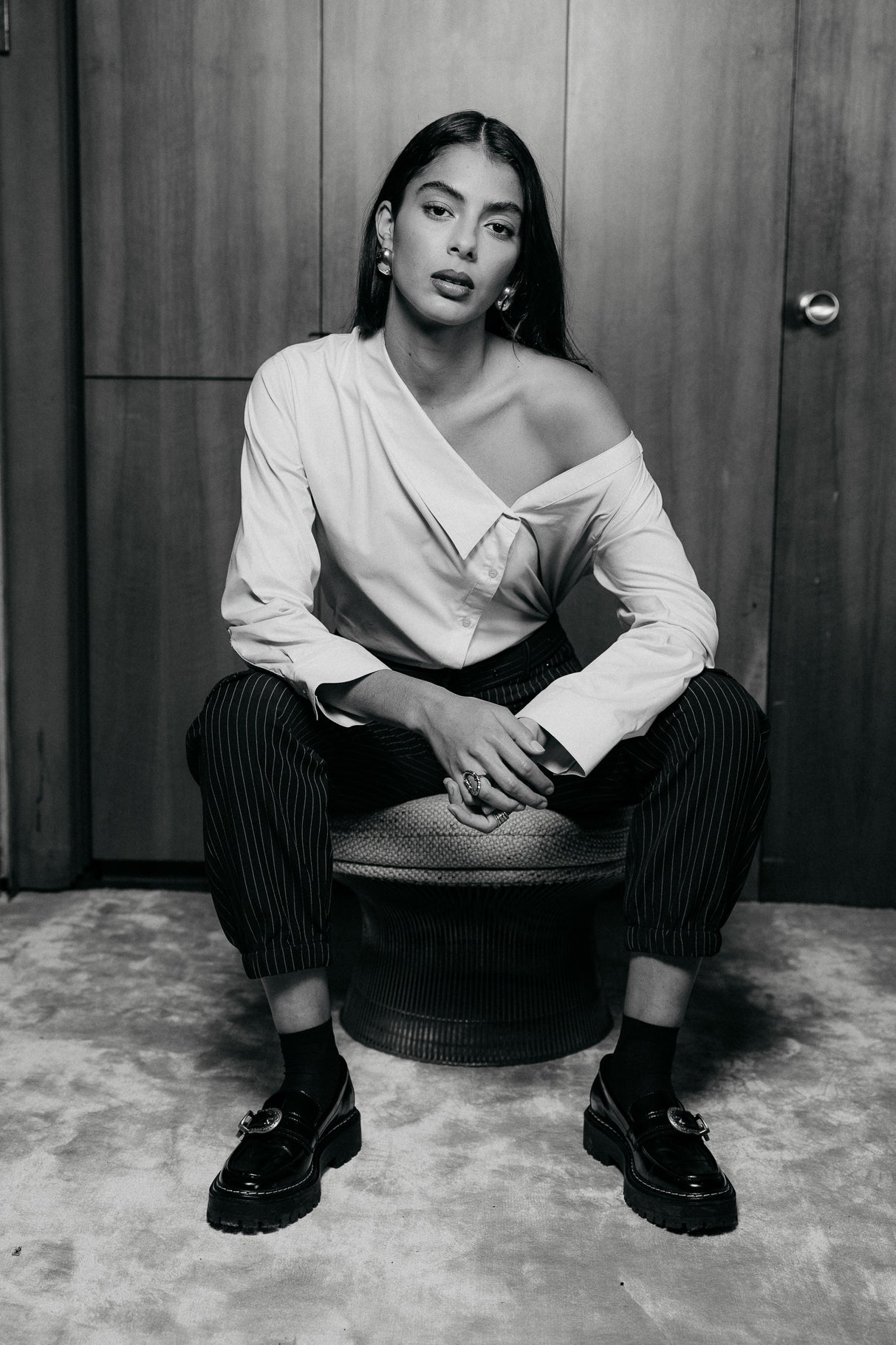 

Pantalon cargo Femme Ciara Giovedi black | Freeman T. Porter