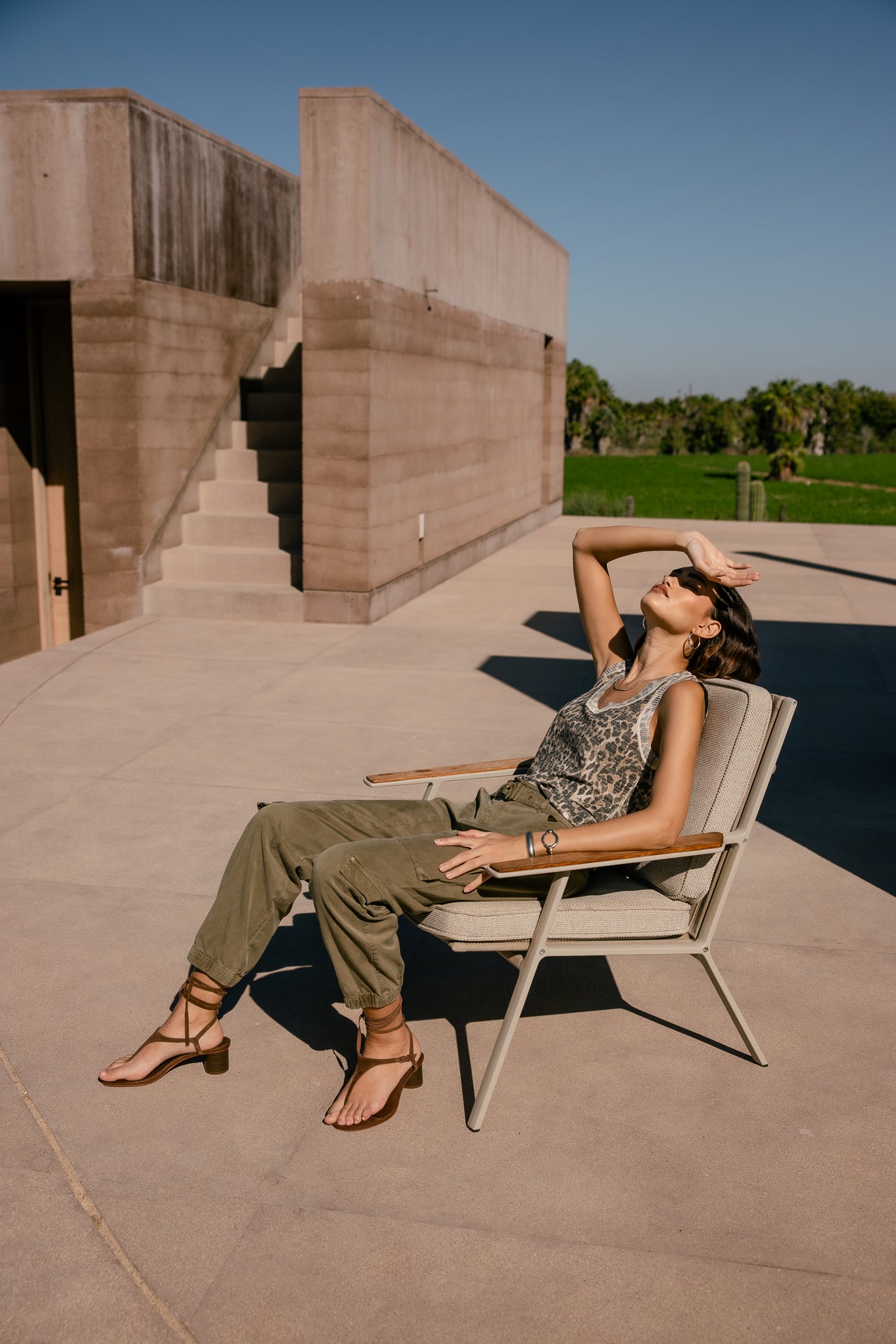 

Pantalon cargo Femme Ciara Jazz deep lichen green | Freeman T. Porter