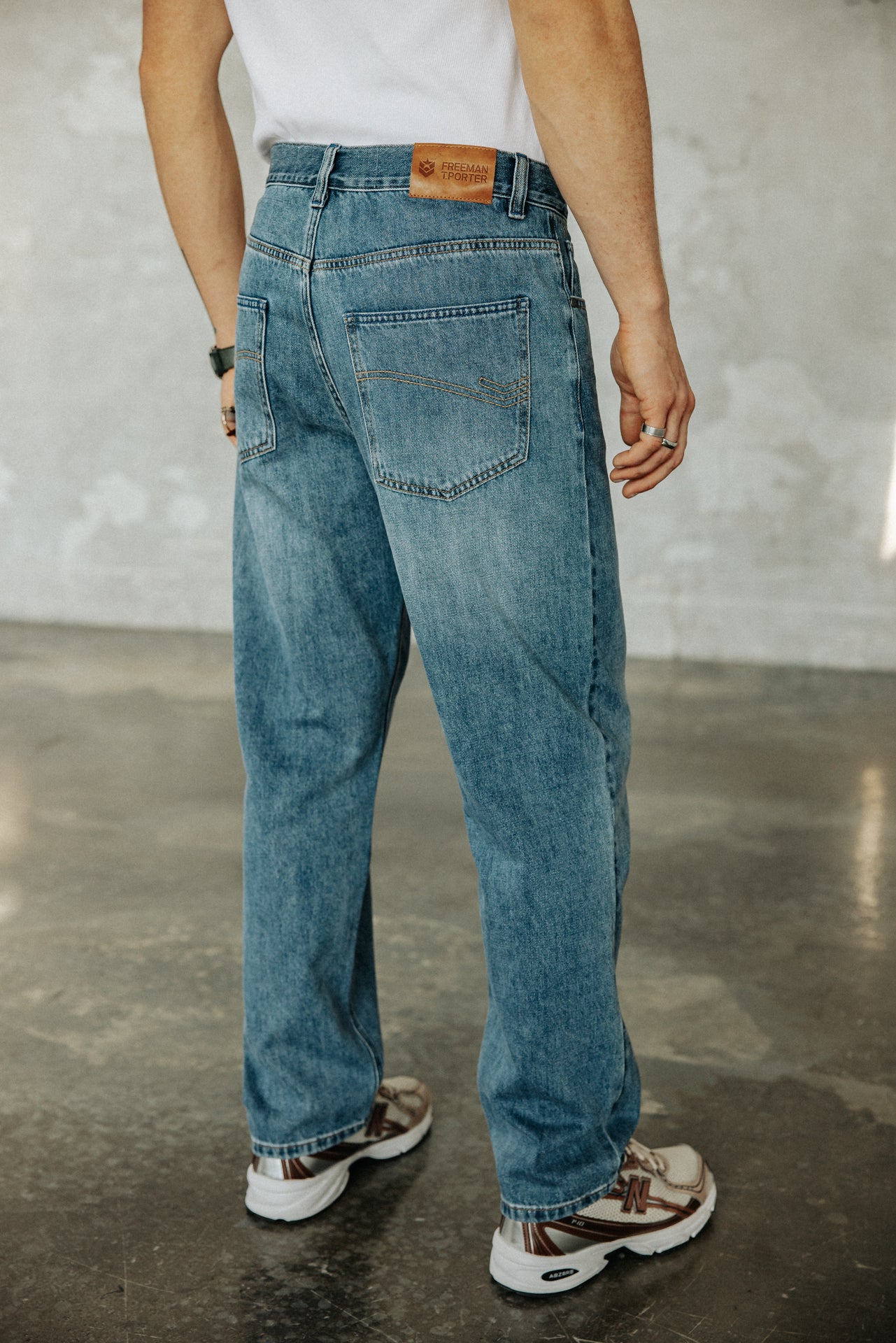 

Jeans droit Homme Orson Denim wonder med | Freeman T. Porter