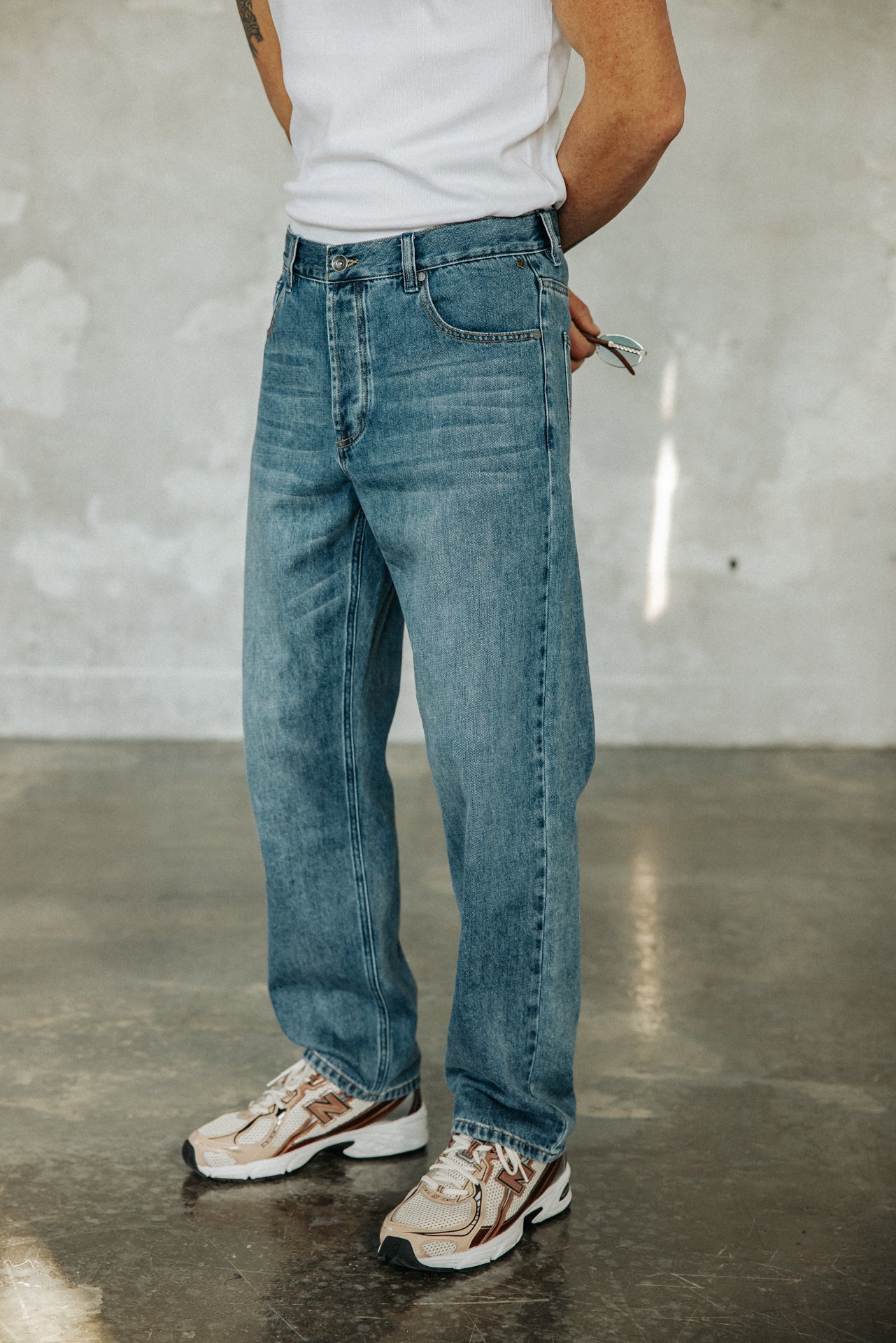 

Jeans droit Homme Orson Denim wonder med | Freeman T. Porter