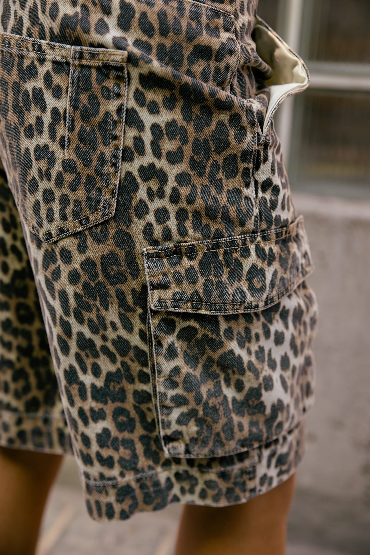 

Weit geschnittene Cargo-Shorts mit Print Damen Soann Timon original | Freeman T. Porter