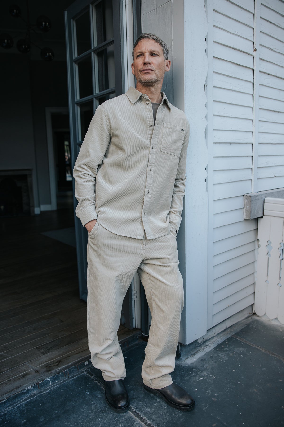 

Pantalón de pana Hombre Yoric Corduroy abbey stone | Freeman T. Porter