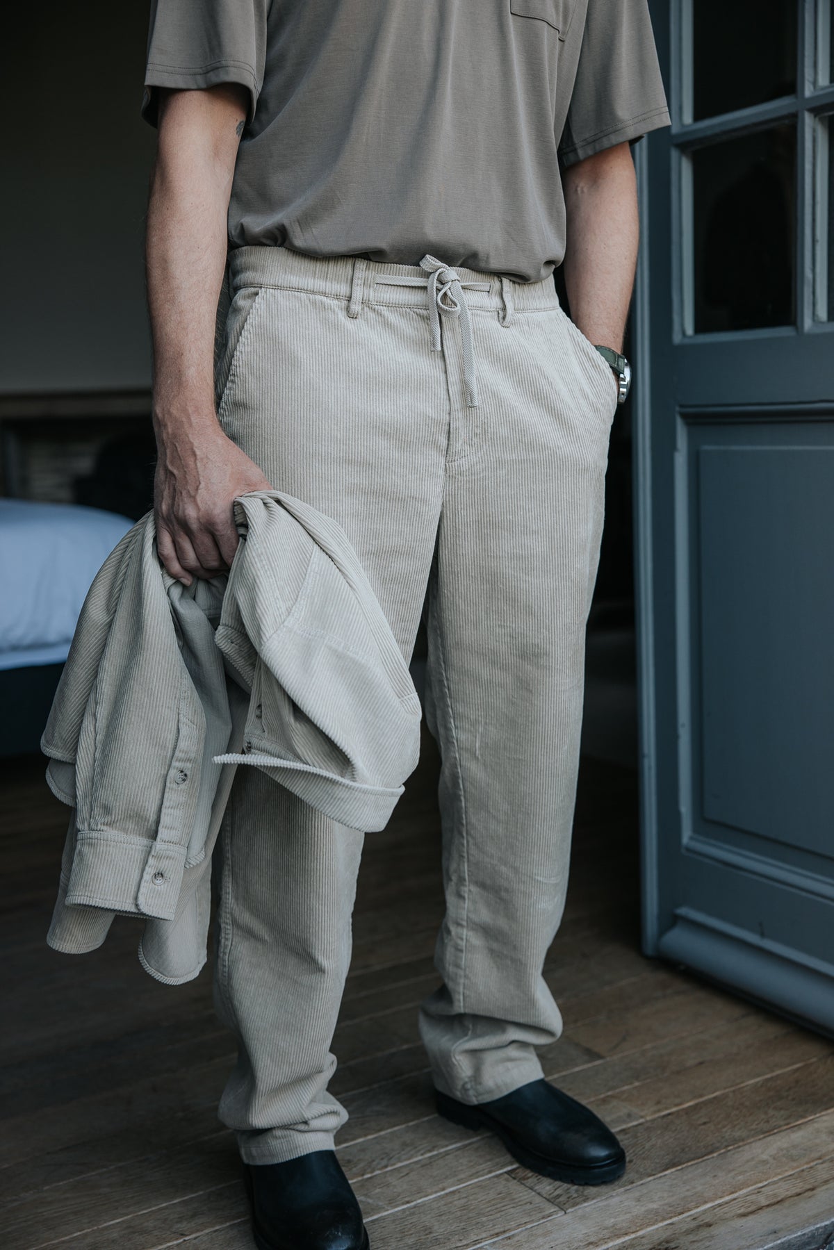 

Pantalón de pana Hombre Yoric Corduroy abbey stone | Freeman T. Porter