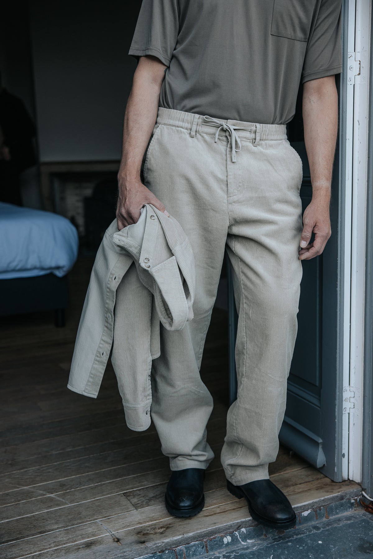 

Pantalón de pana Hombre Yoric Corduroy abbey stone | Freeman T. Porter