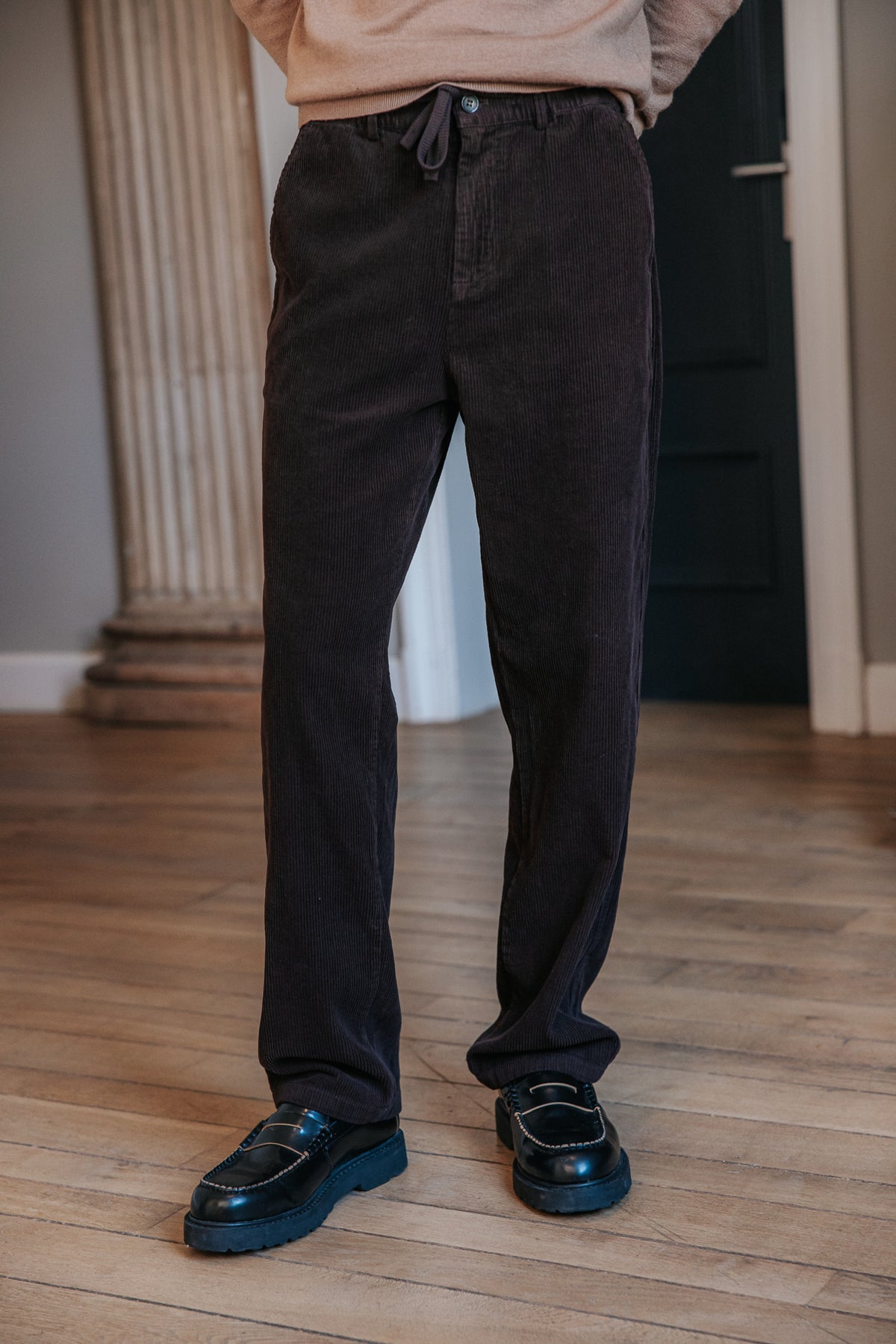 

Pantalón de pana Hombre Yoric Corduroy chocolate torte | Freeman T. Porter