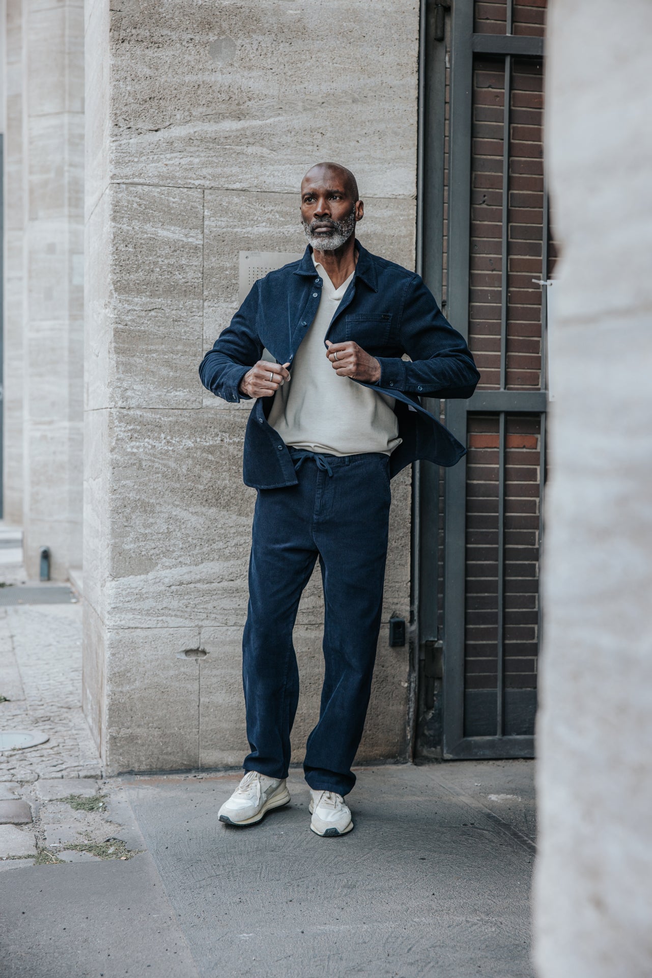 

Corduroy trousers Men Yoric Corduroy dark sapphire | Freeman T. Porter