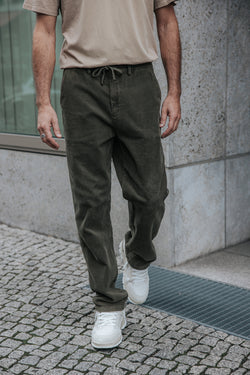 

Corduroy trousers Men Yoric Corduroy olive night | Freeman T. Porter