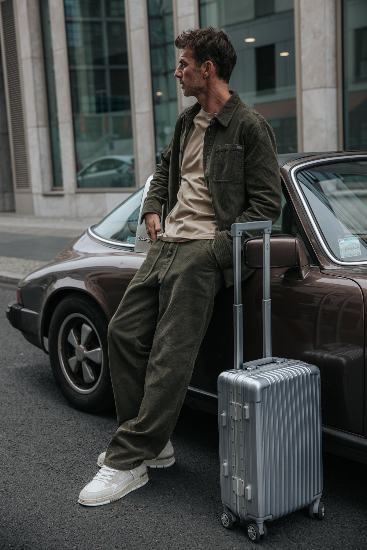 

Corduroy trousers Men Yoric Corduroy olive night | Freeman T. Porter