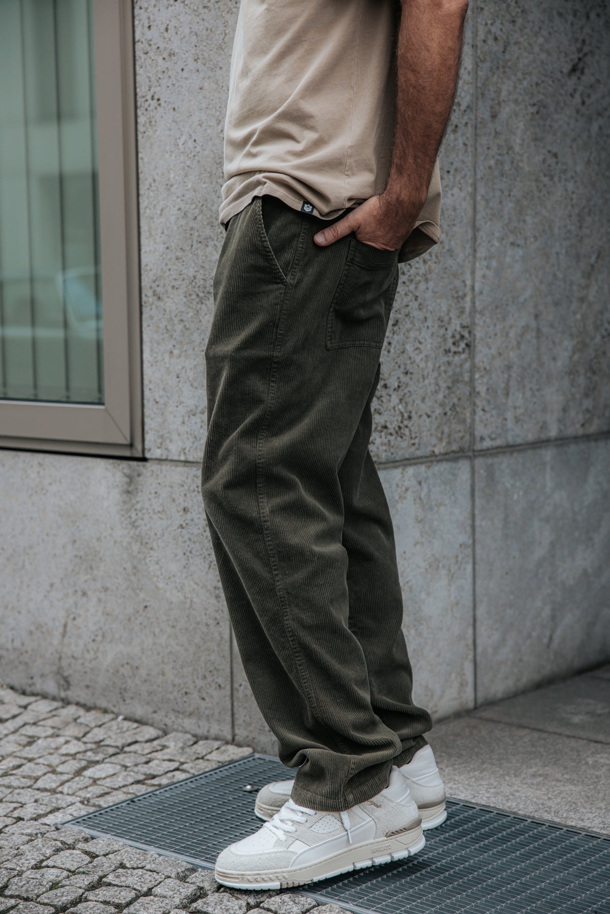 

Corduroy trousers Men Yoric Corduroy olive night | Freeman T. Porter