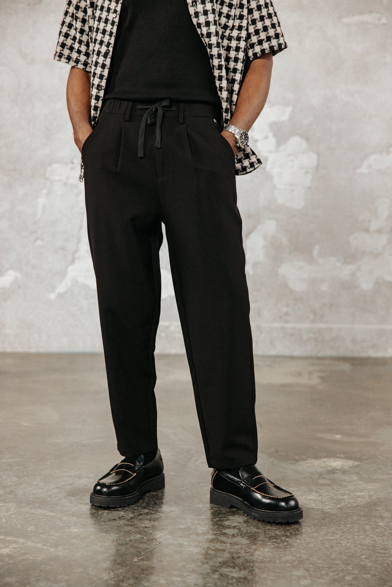   
            

Relaxed 7/8 Pants Men Yoric Tempo black | Freeman T. Porter
          